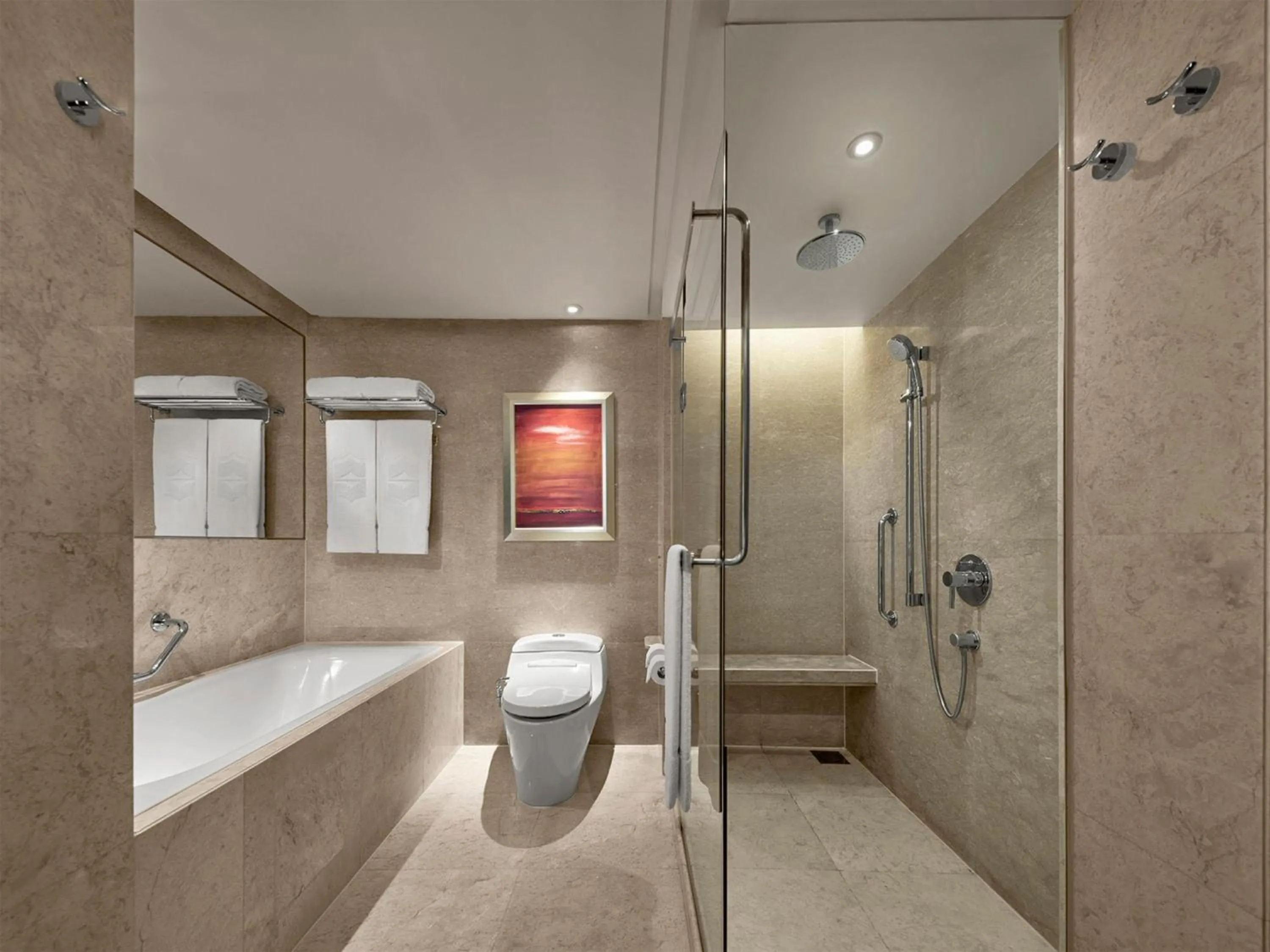 Bathroom in Shangri-La Kuala Lumpur