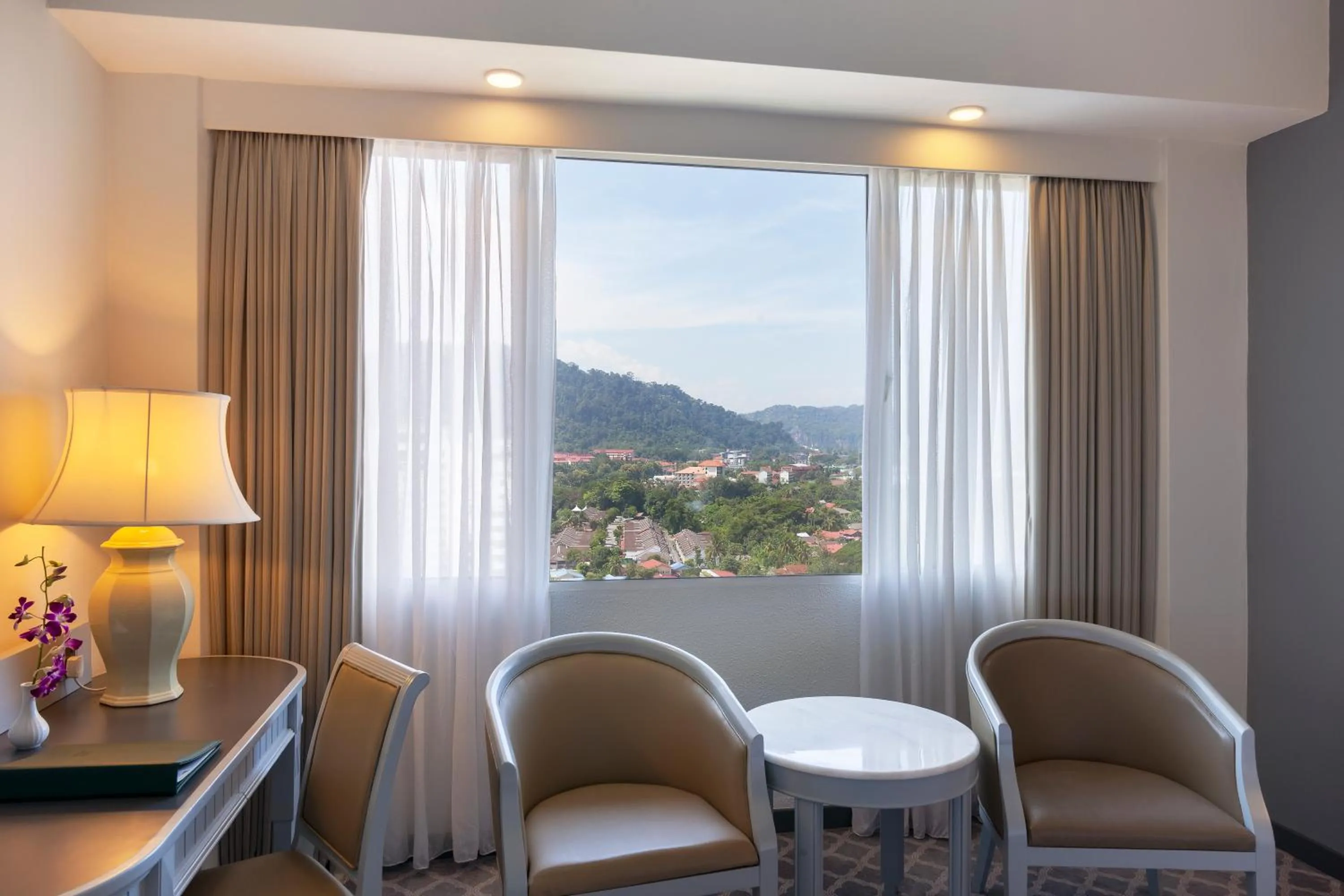 Seating area in Bayview Hotel Langkawi