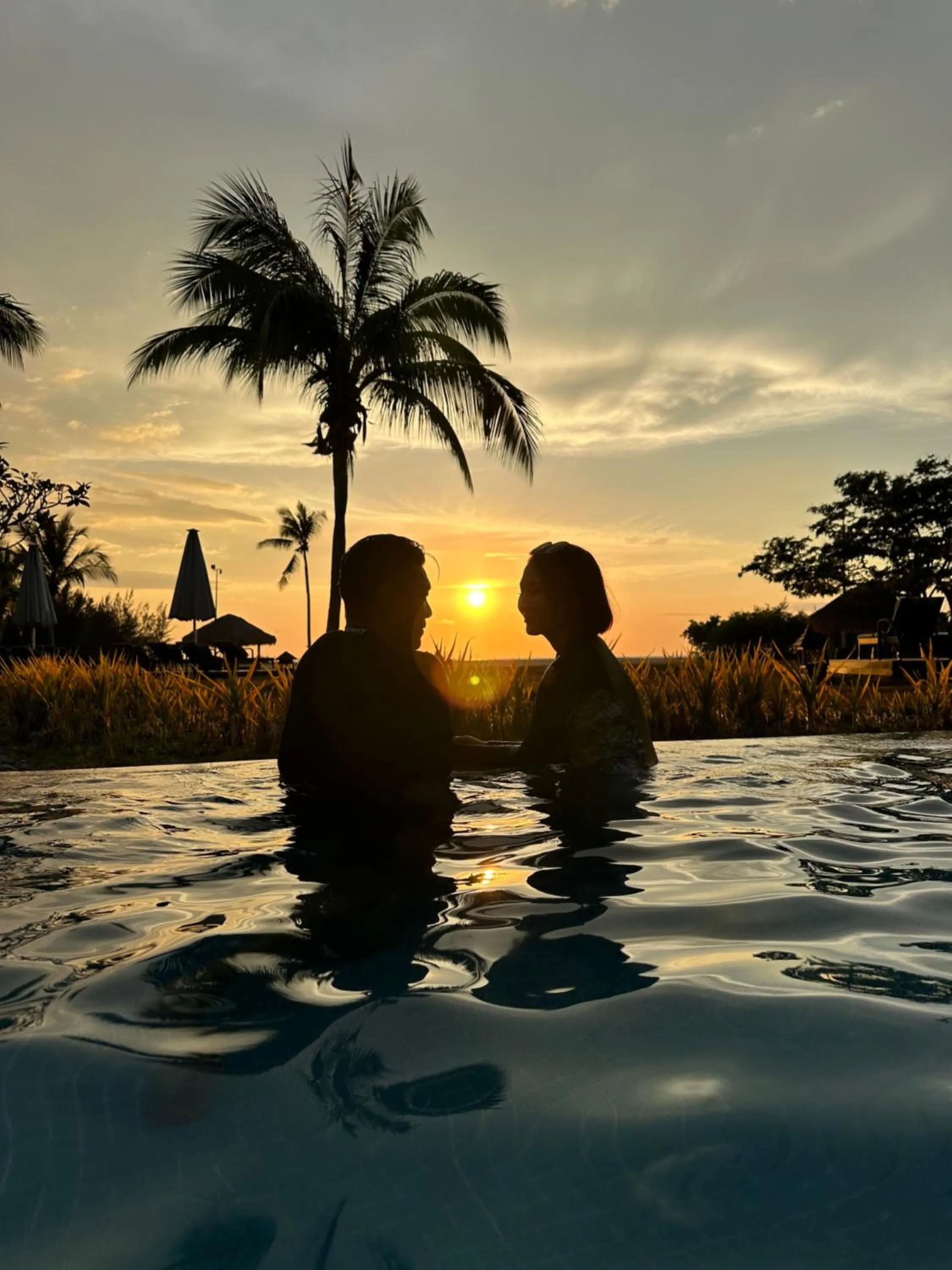 Pool view in Shangri-La Rasa Ria, Kota Kinabalu