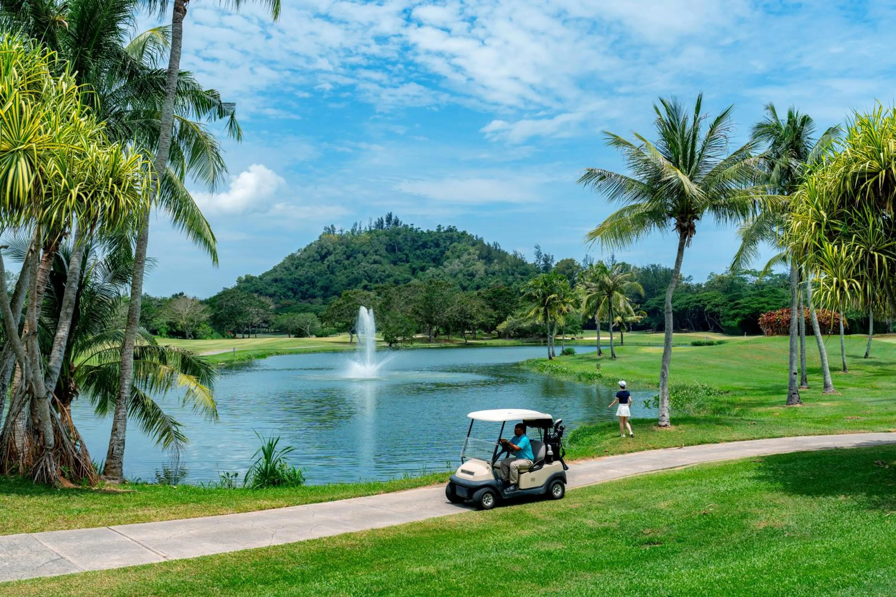 Golfcourse in Shangri-La Rasa Ria, Kota Kinabalu
