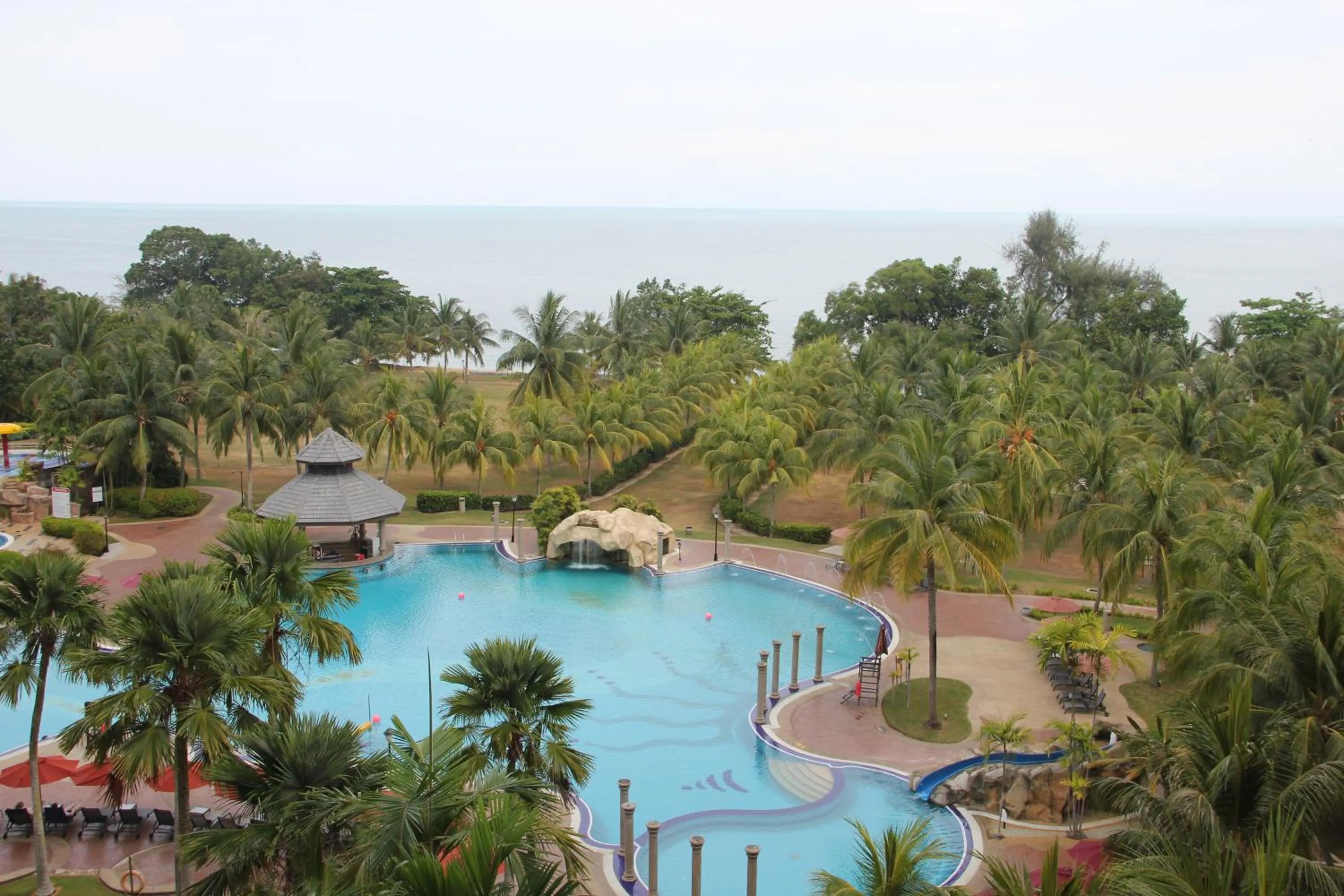 Pool view in Thistle Port Dickson Resort