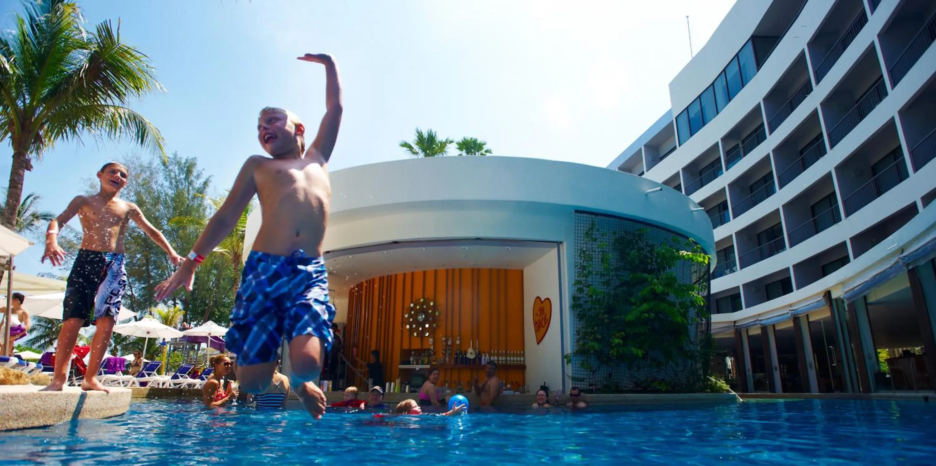 Swimming pool in Hard Rock Hotel Penang