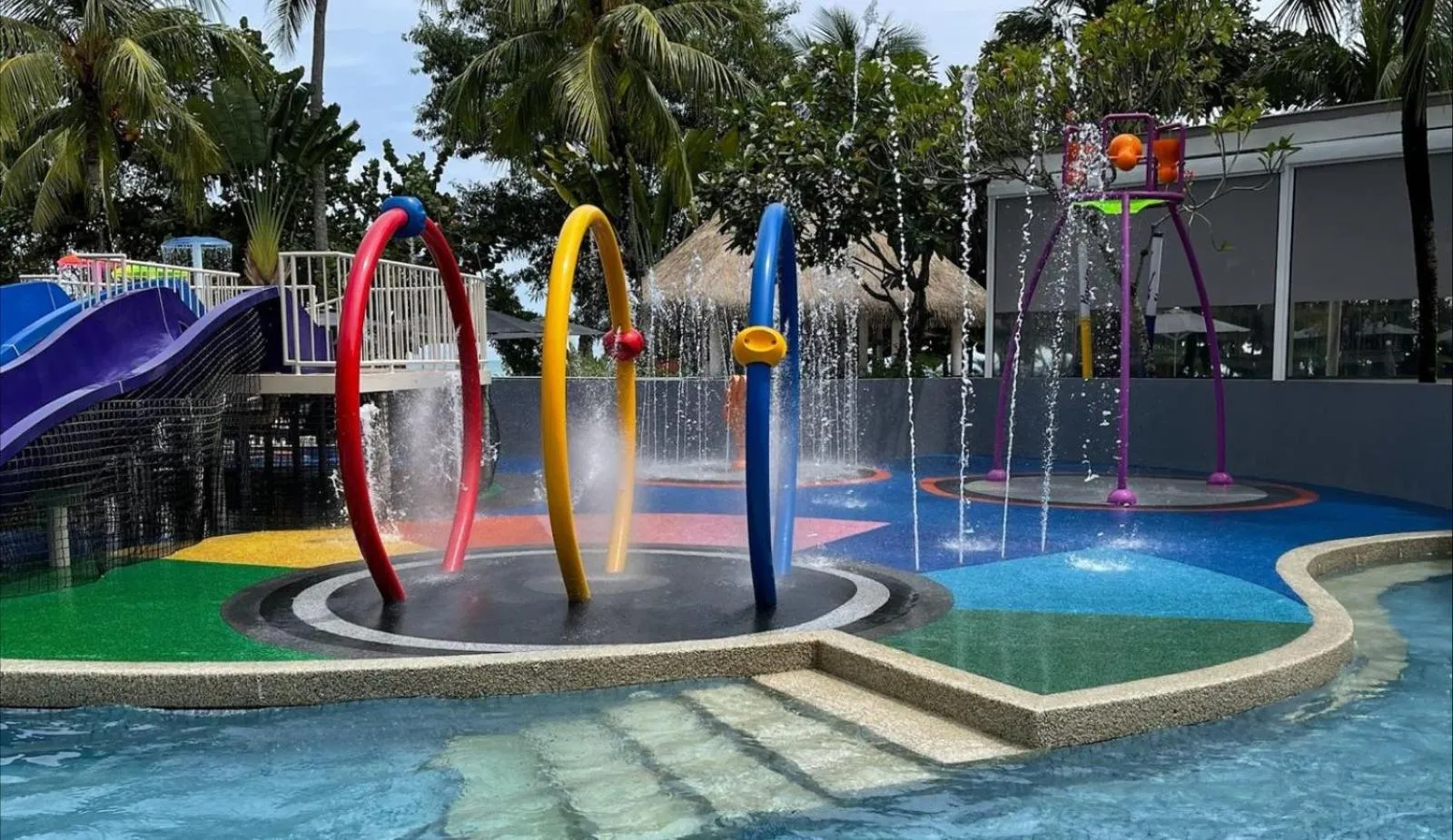 Aqua park in Hard Rock Hotel Penang