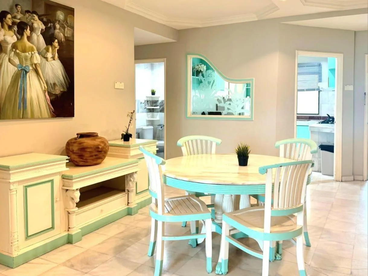 Living room in Century Bay Private Residences