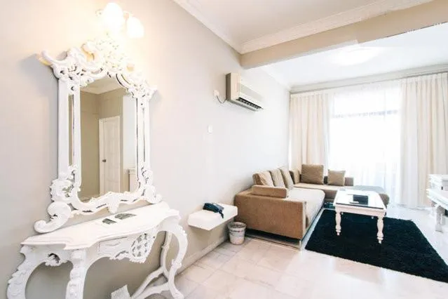 Living room in Century Bay Private Residences