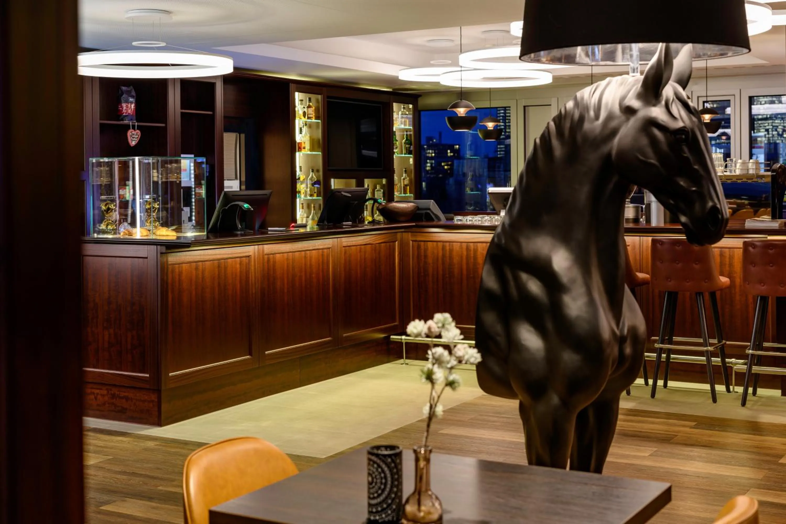 Lobby or reception in Aparthotel Adagio Frankfurt City Messe