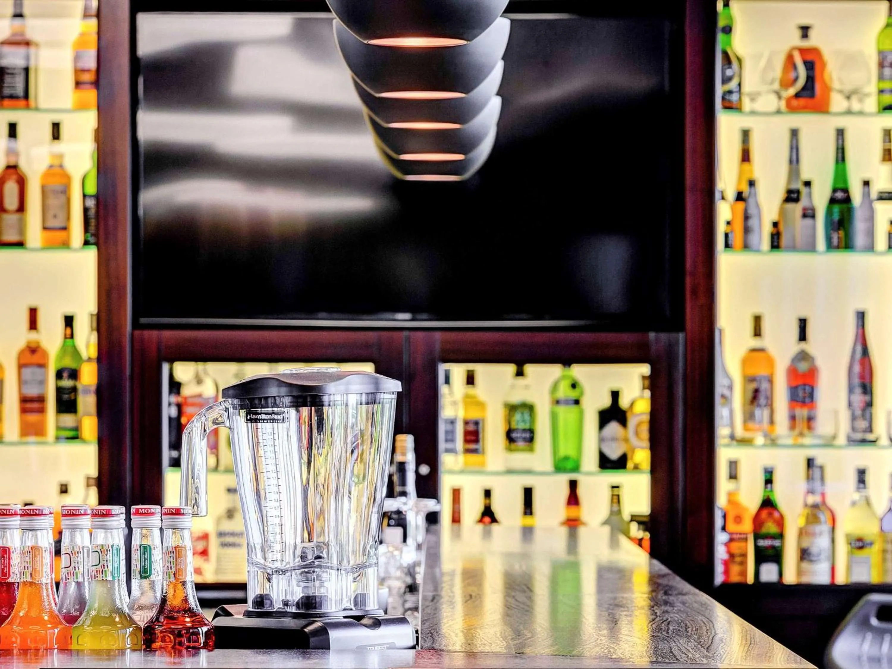 Lounge or bar in Aparthotel Adagio Frankfurt City Messe