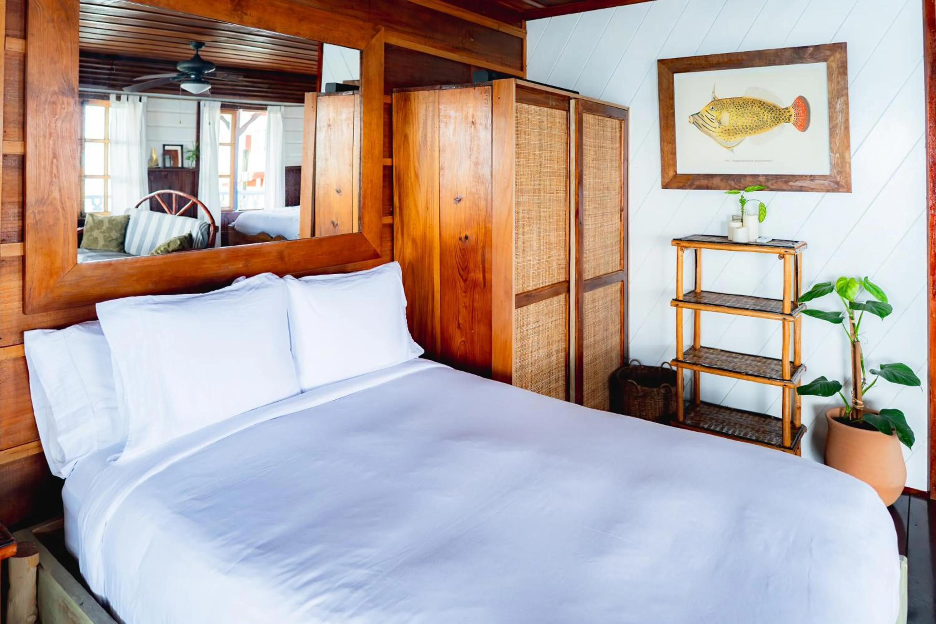 Bed in Casa Acuario Boutique Hotel