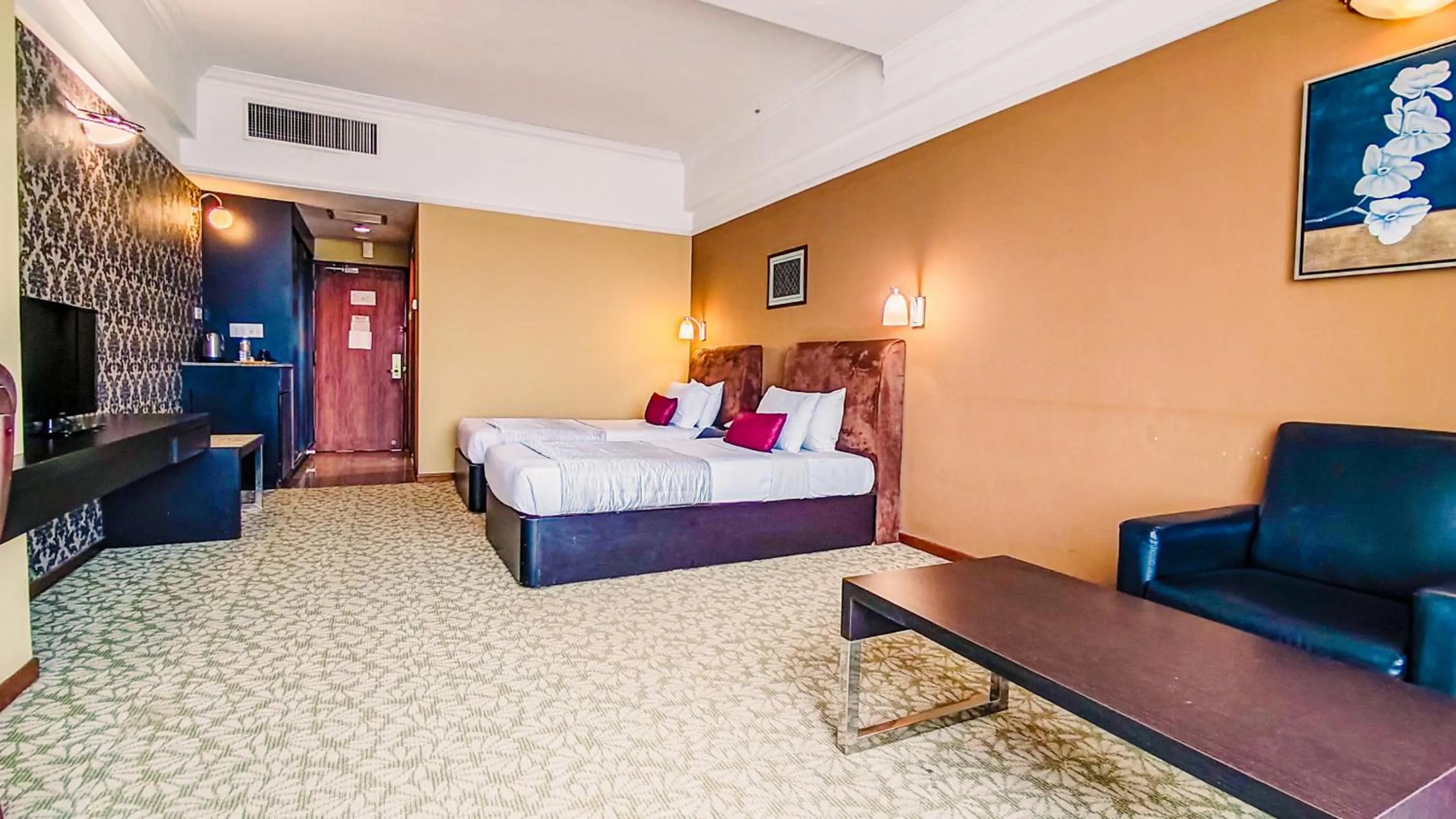 Bed in New York Hotel