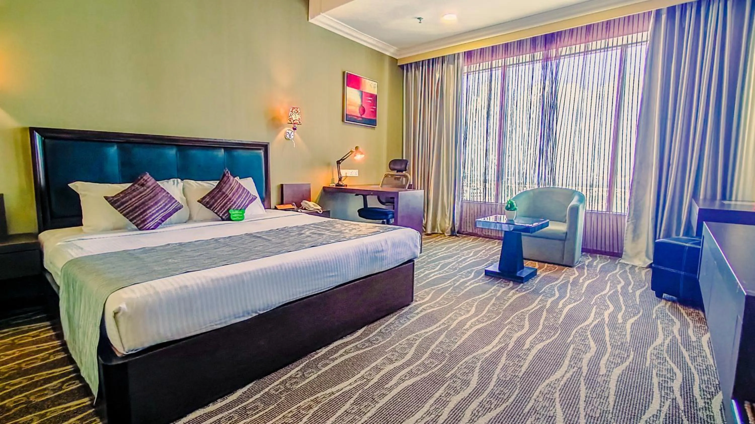 Bed in New York Hotel