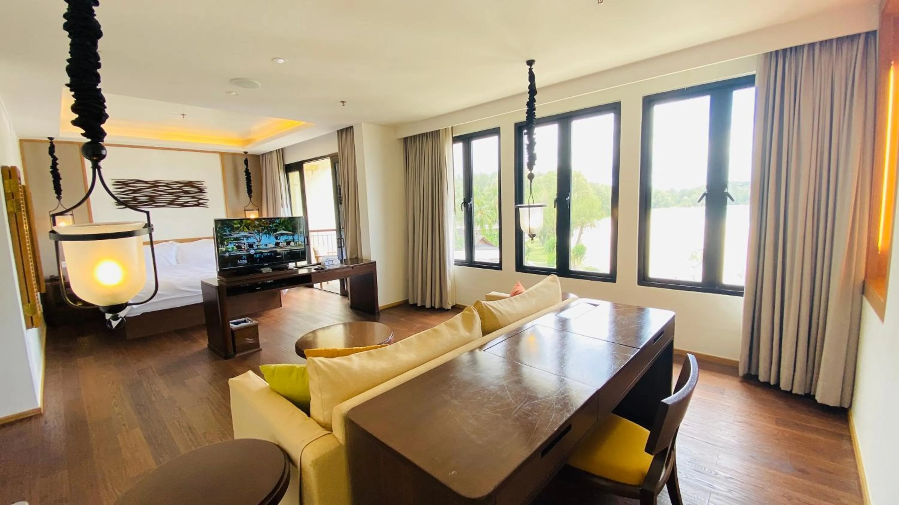 Bedroom in Tanjung Rhu Resort