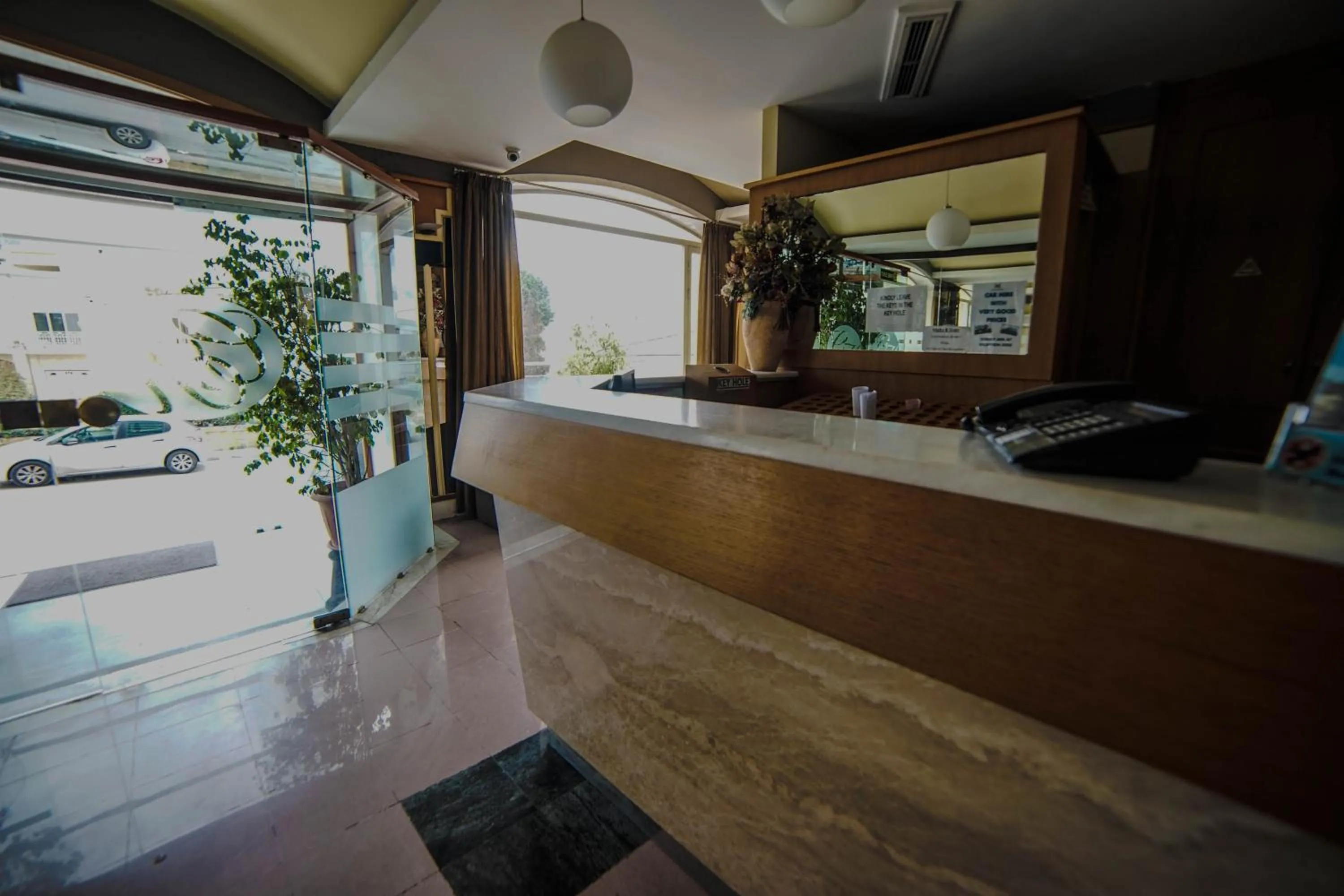 Lobby or reception in Coral Hotel