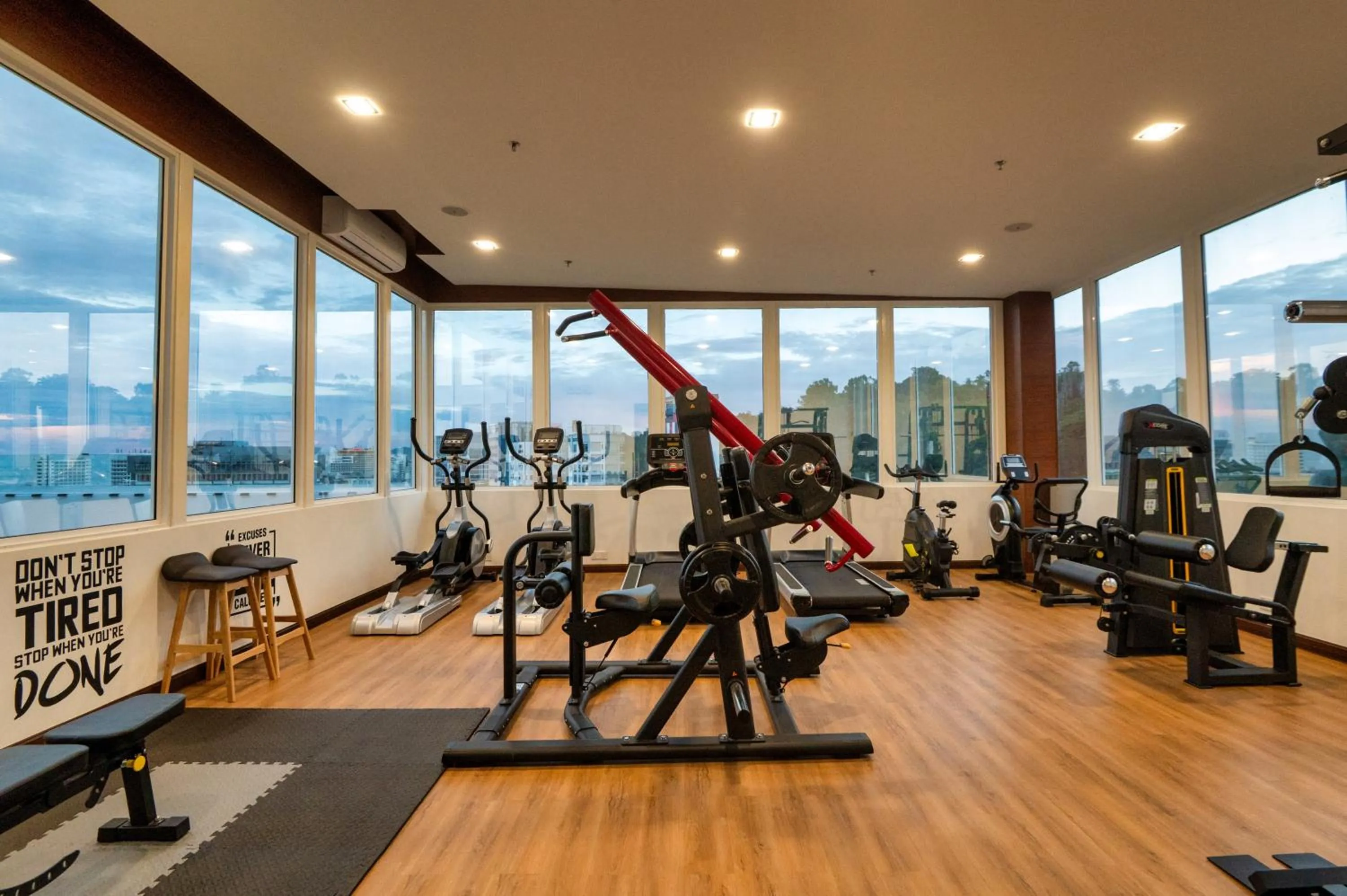 Fitness centre/facilities in Howard Johnson by Wyndham Kota Kinabalu City Centre, formerly Hotel Shangri-La Kota Kinabalu