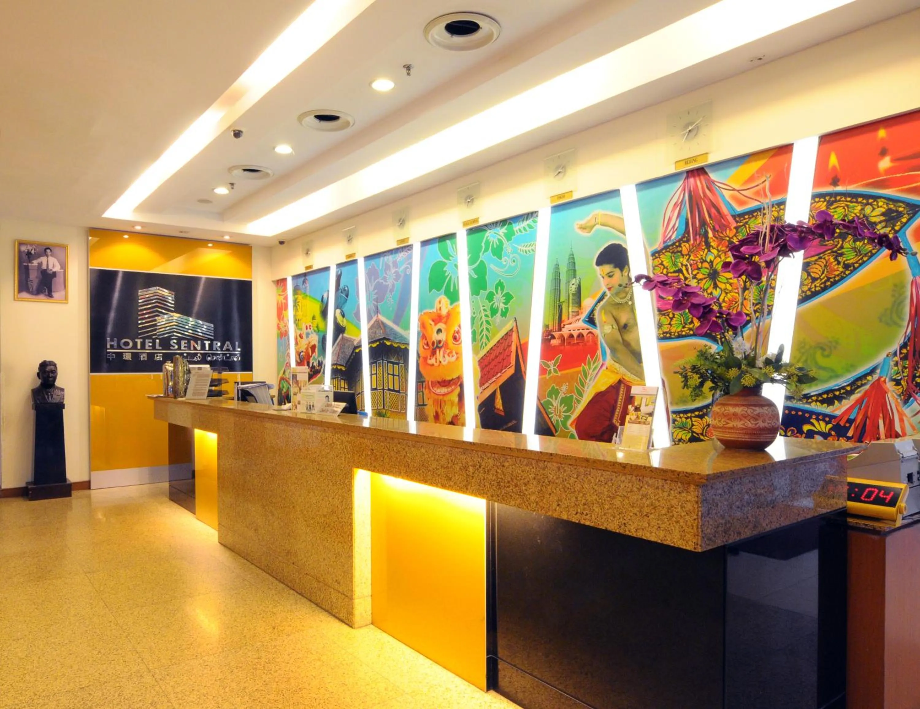 Lobby or reception in Hotel Sentral Kuala Lumpur at KL Sentral Station