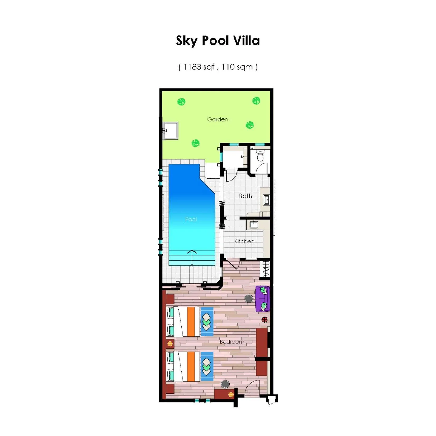 Floor plan in Grand Lexis Port Dickson