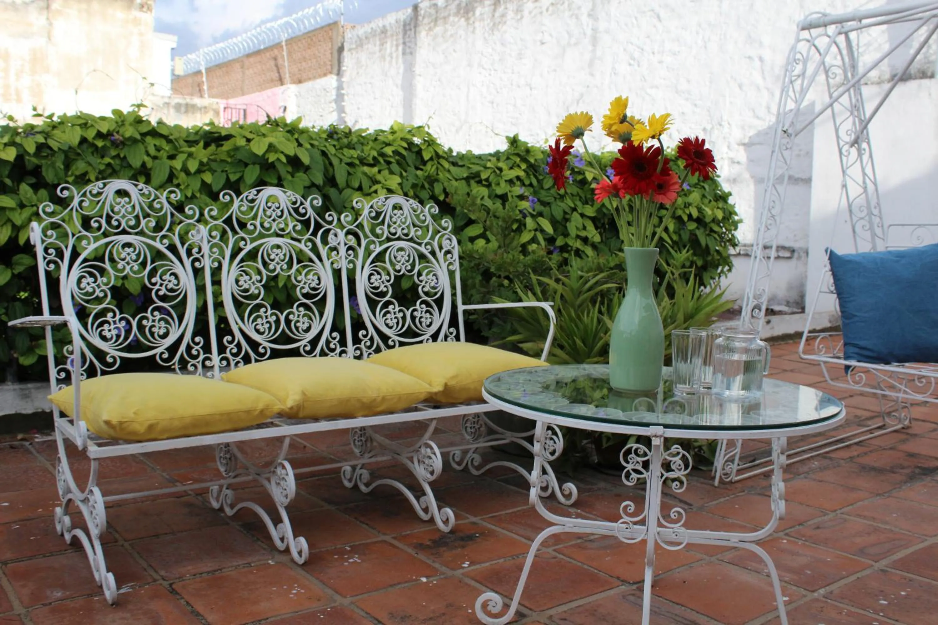 Balcony/Terrace in Casa Canario Hostel