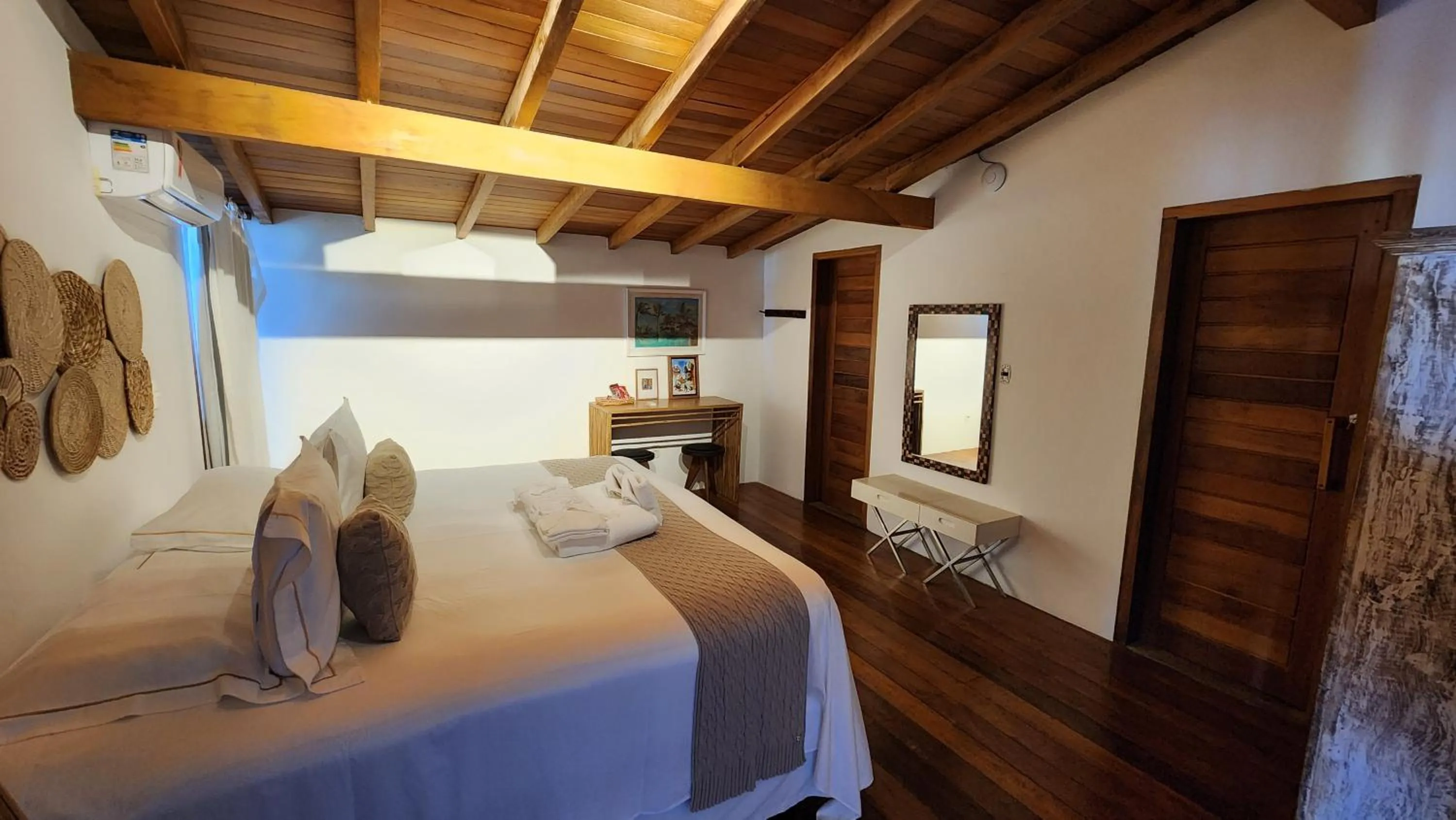 Bed in Pousada Vila do Mar