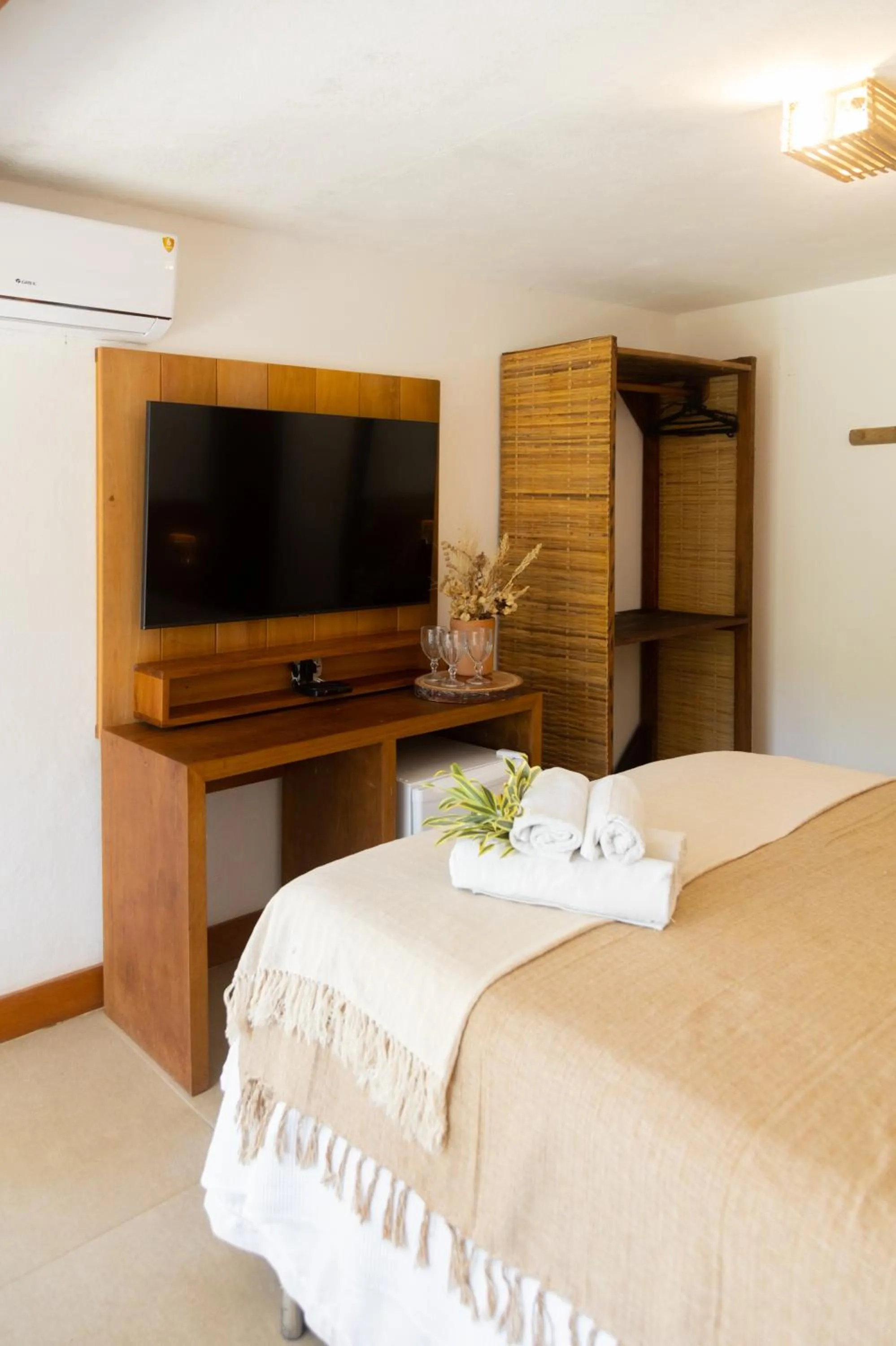 Bed in Pousada Vila do Mar