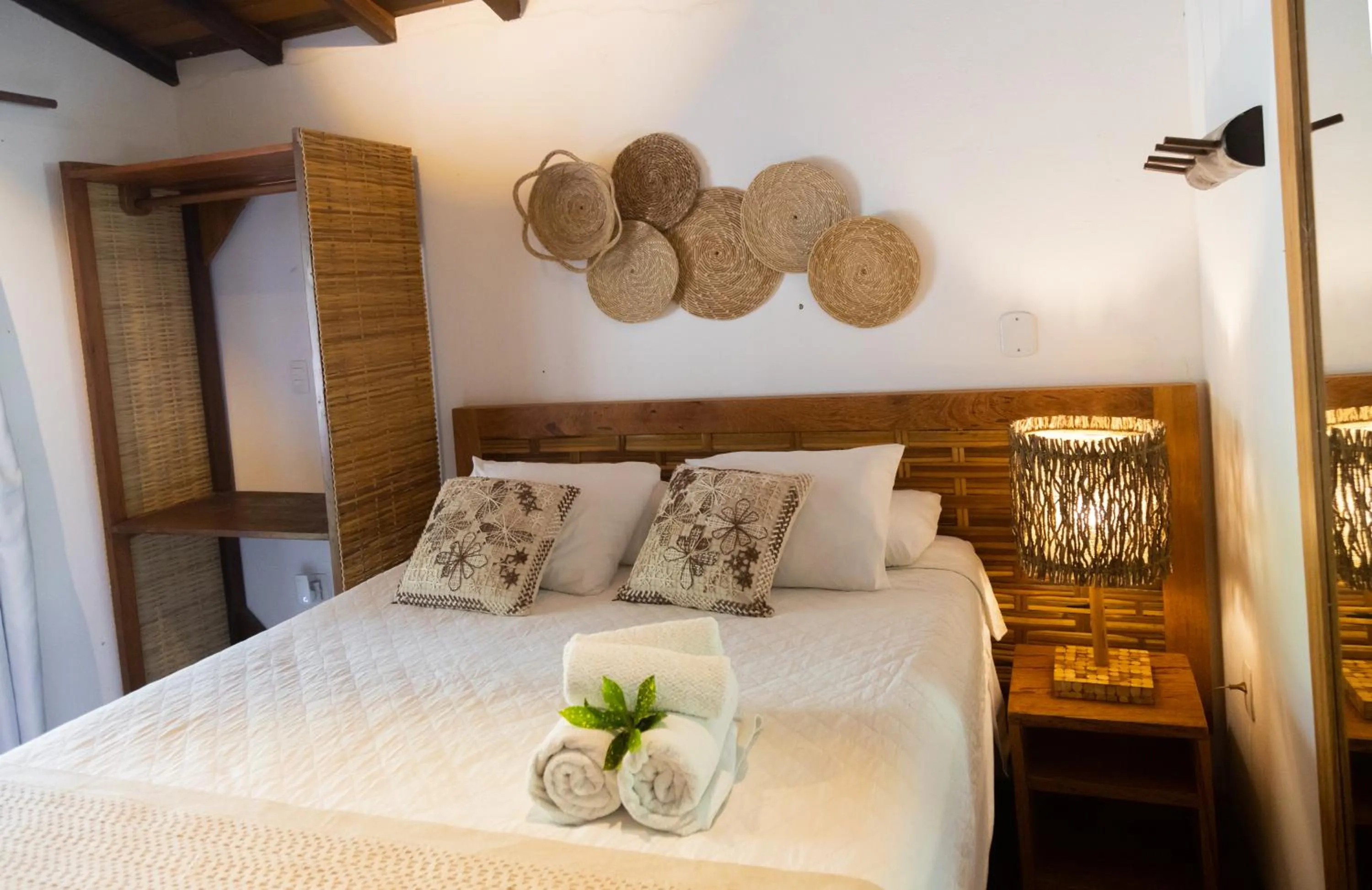 Bed in Pousada Vila do Mar