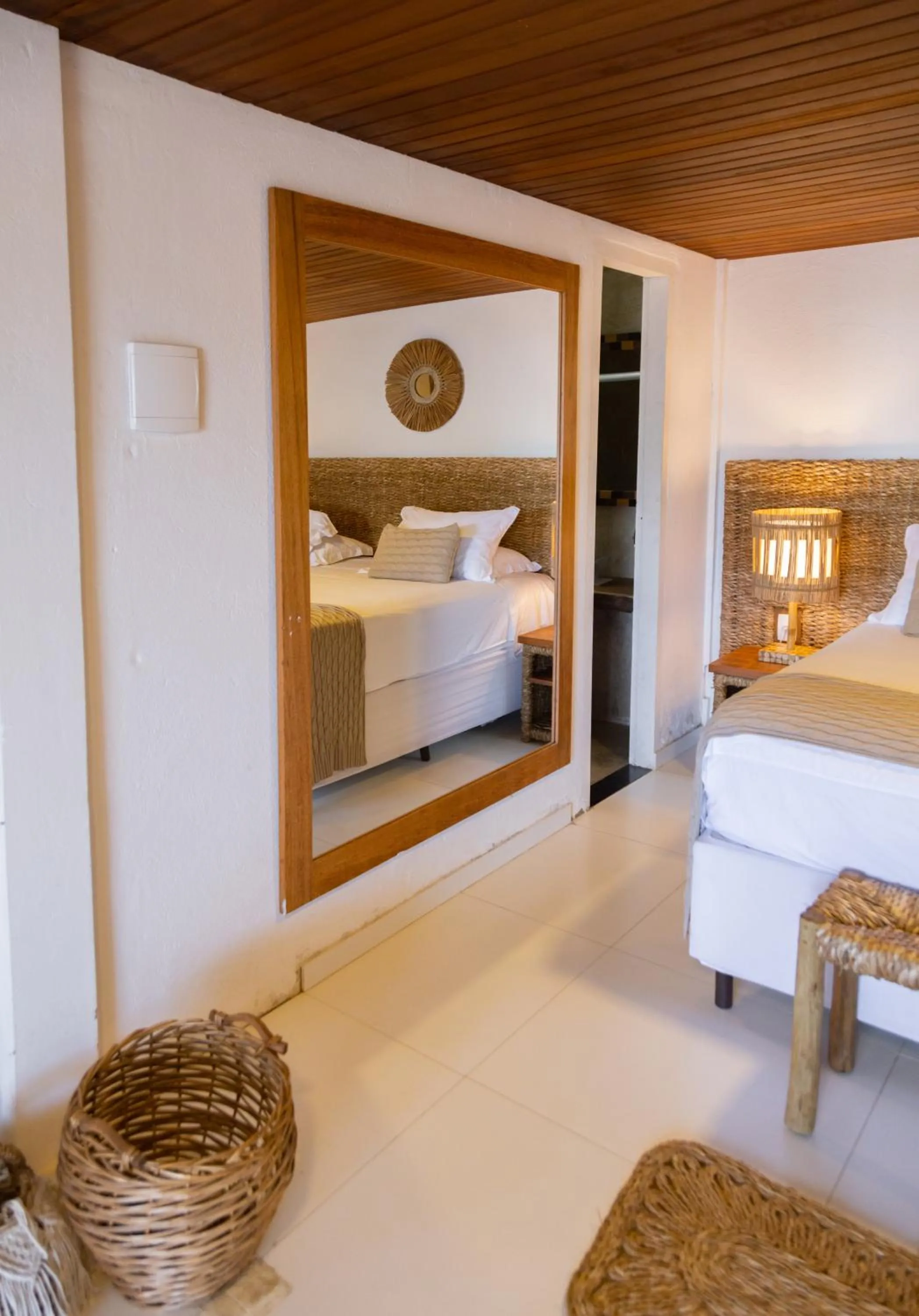 Bed in Pousada Vila do Mar