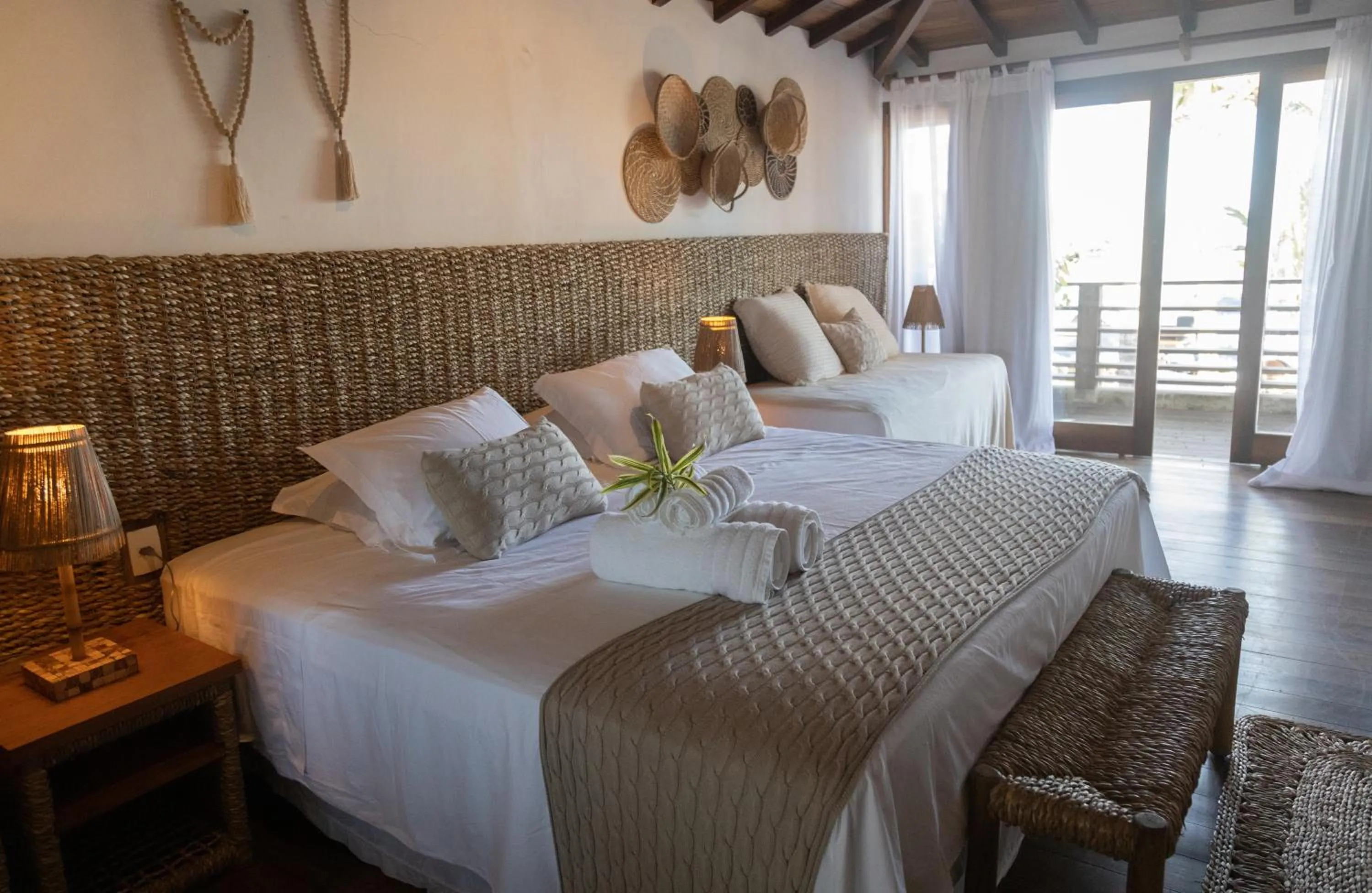 Bed in Pousada Vila do Mar