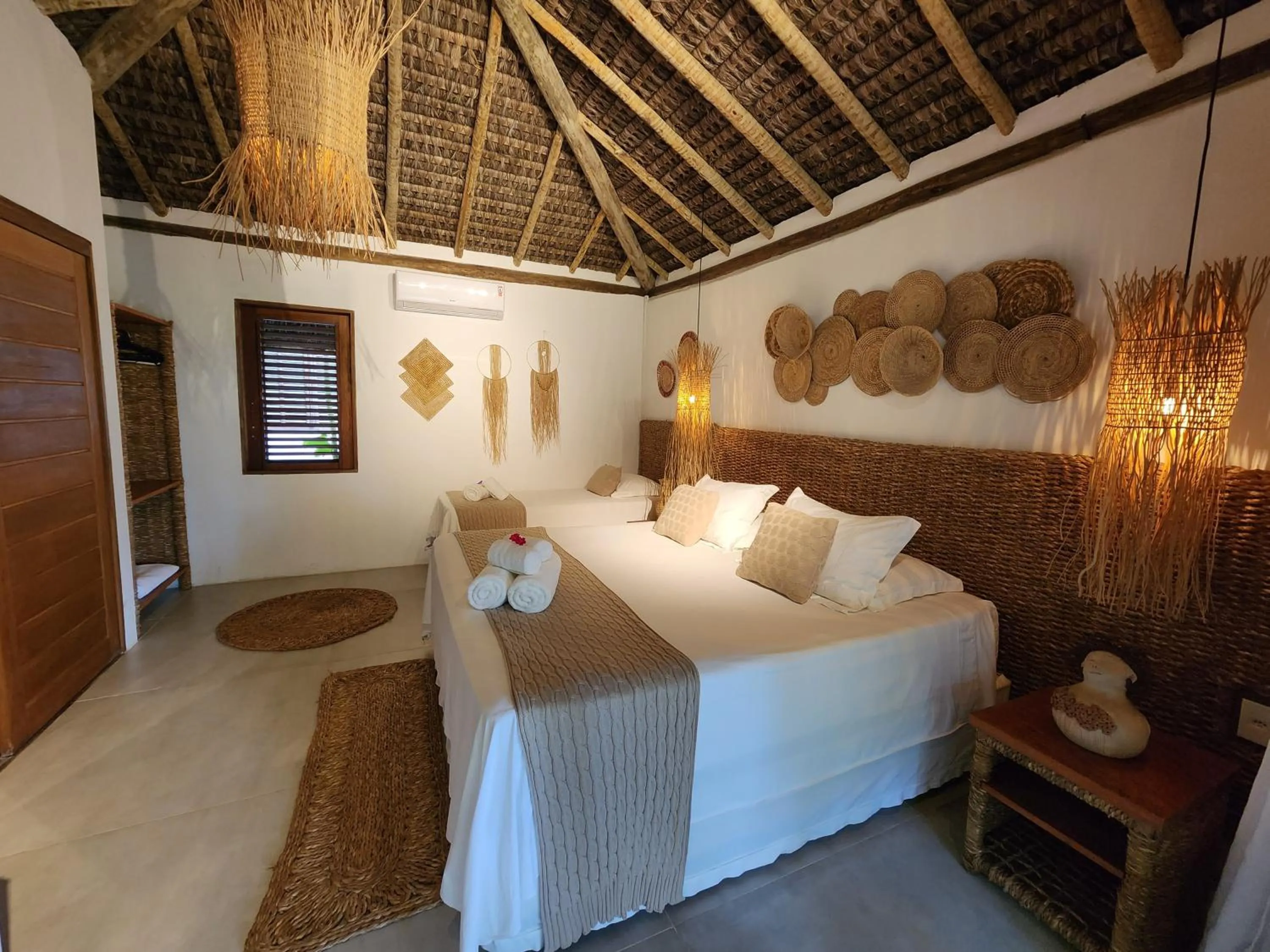 Bed in Pousada Vila do Mar