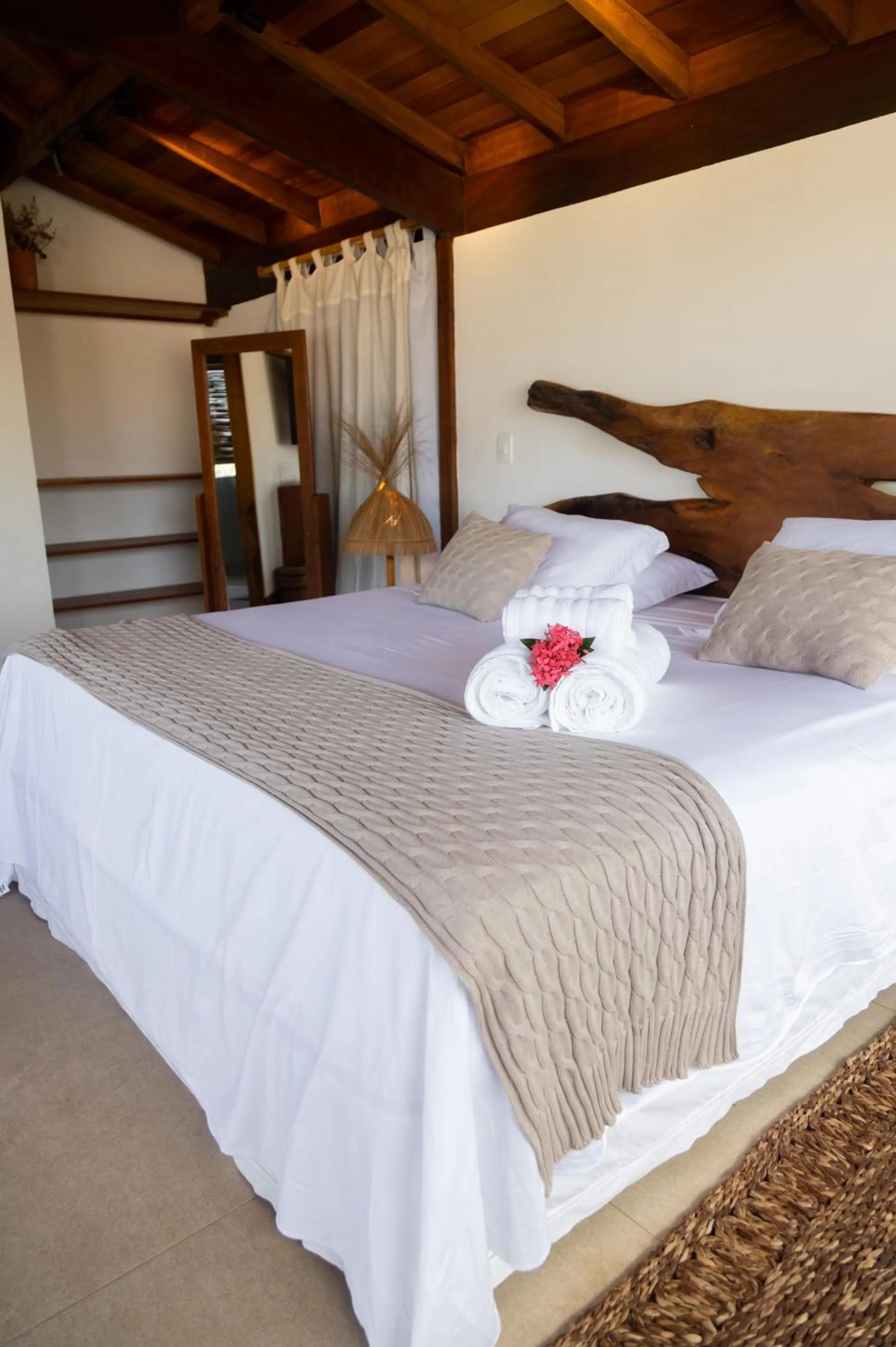 Bed in Pousada Vila do Mar