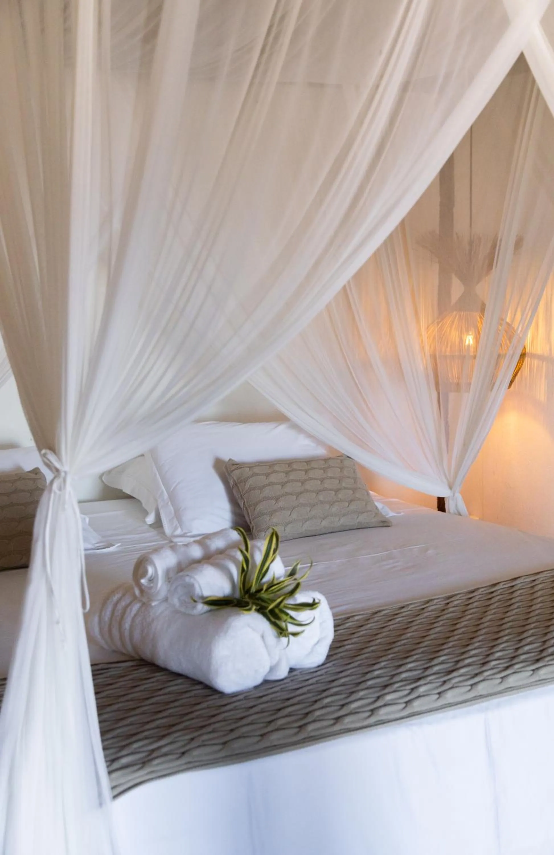 Bed in Pousada Vila do Mar