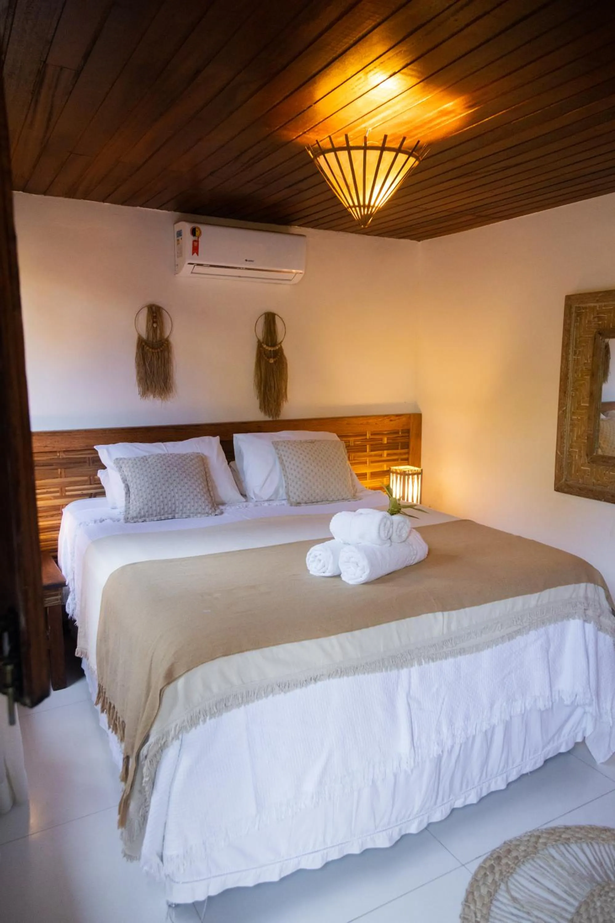 Bed in Pousada Vila do Mar