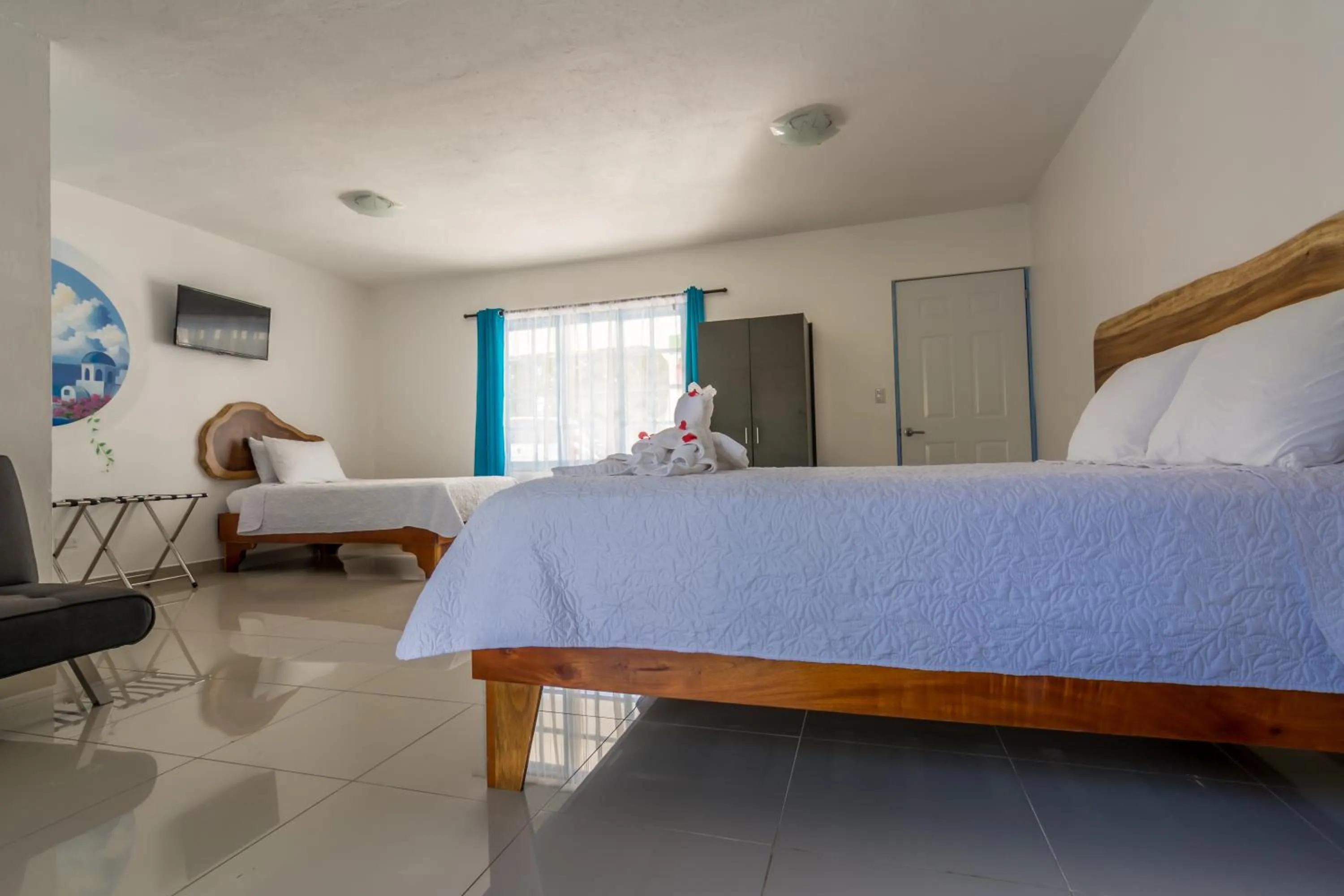 Bed in CLUB IBIZA - Party Hotel & Beach Club