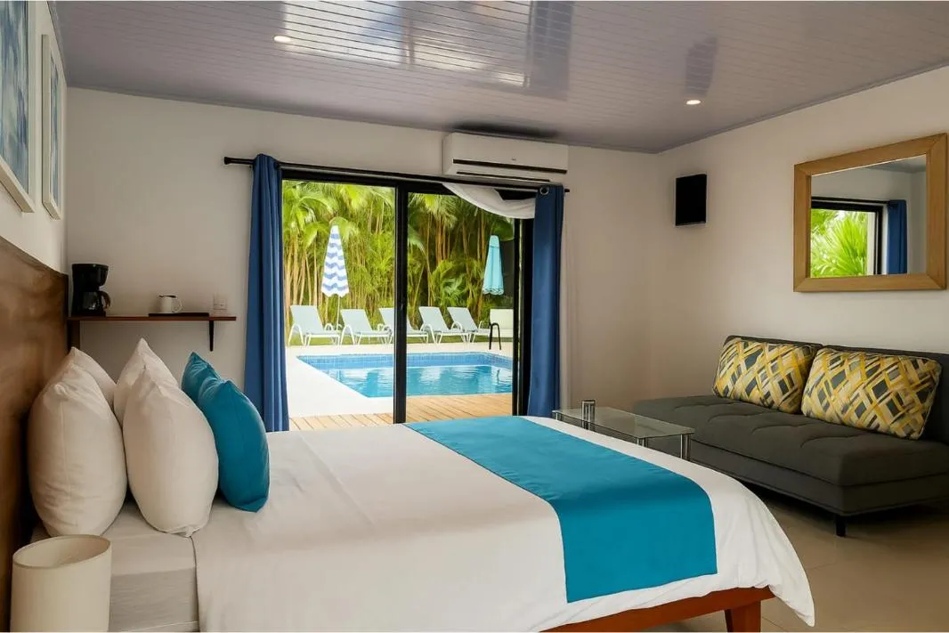 Property building, Bed in CLUB IBIZA - Party Hotel & Beach Club