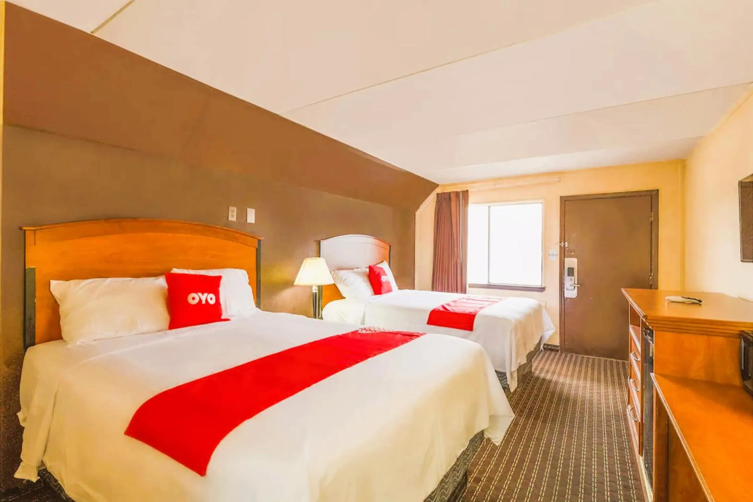 Bedroom, Bed in Oyo Hotel Odessa TX, East Business 20