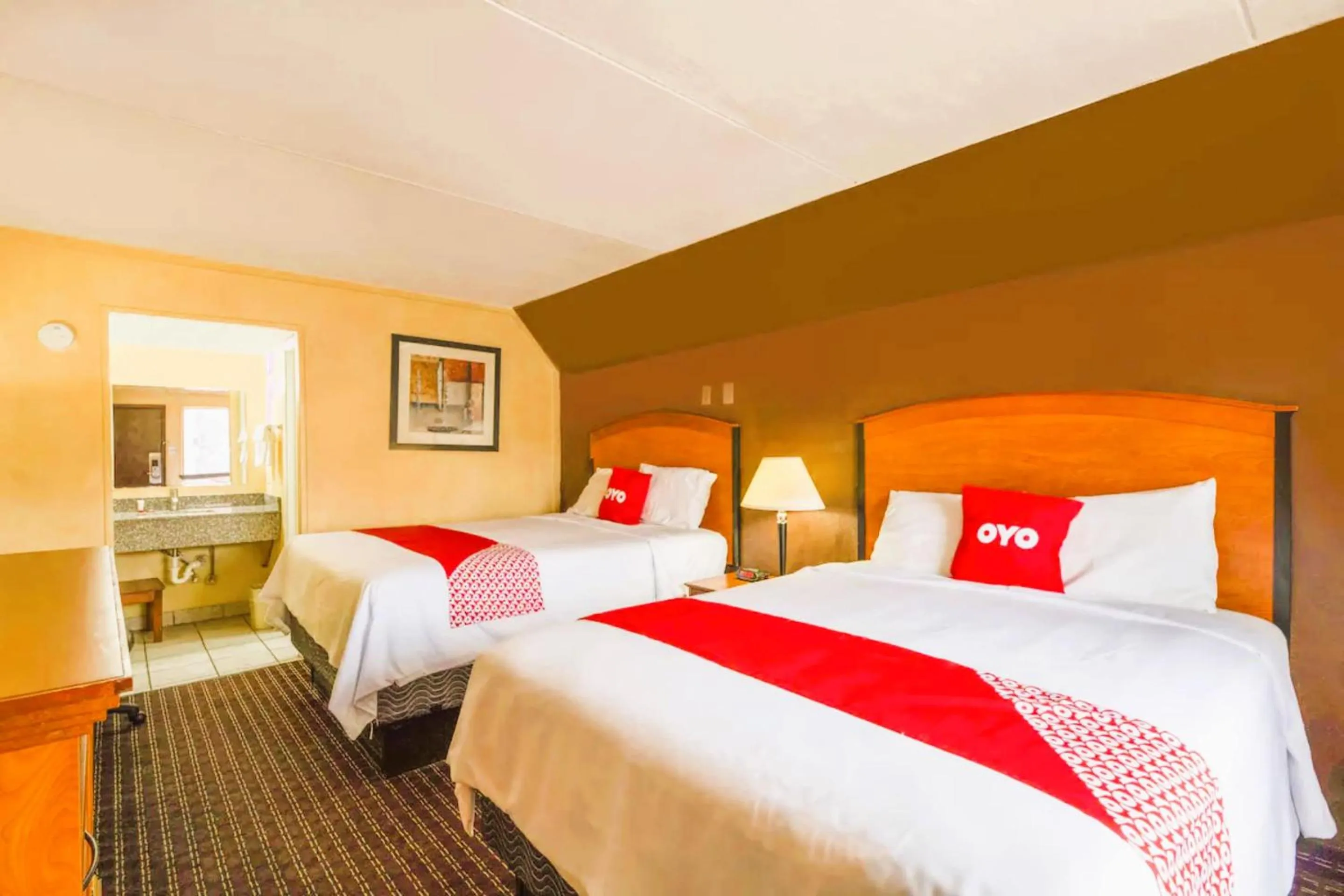 Bedroom, Bed in Oyo Hotel Odessa TX, East Business 20