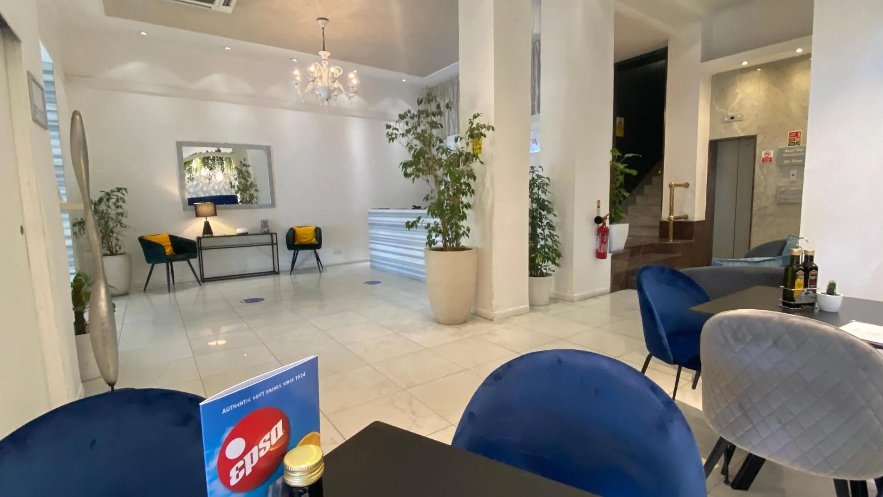 Lobby or reception in Sliema Marina Hotel