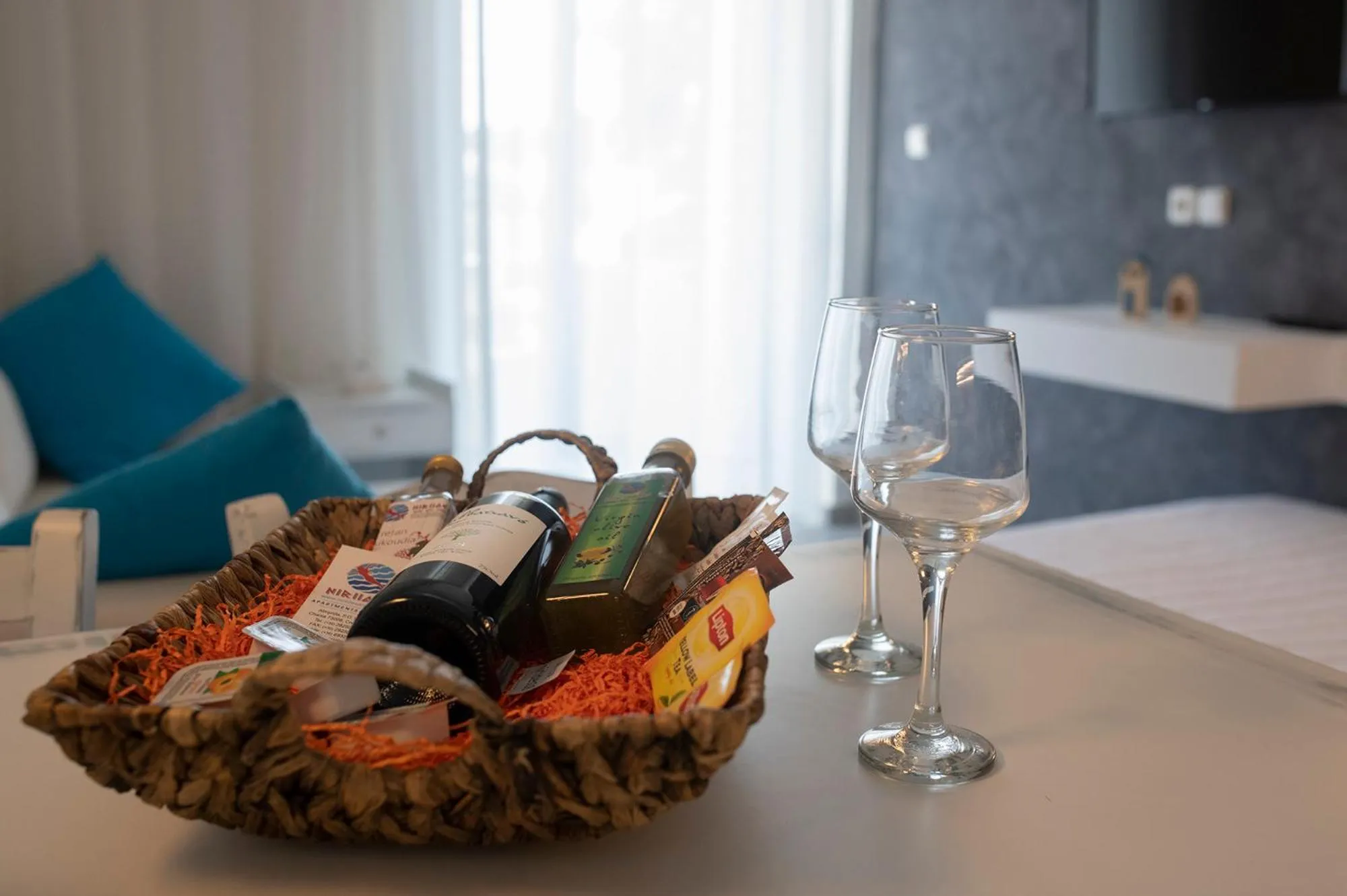 Seating area in Niriides