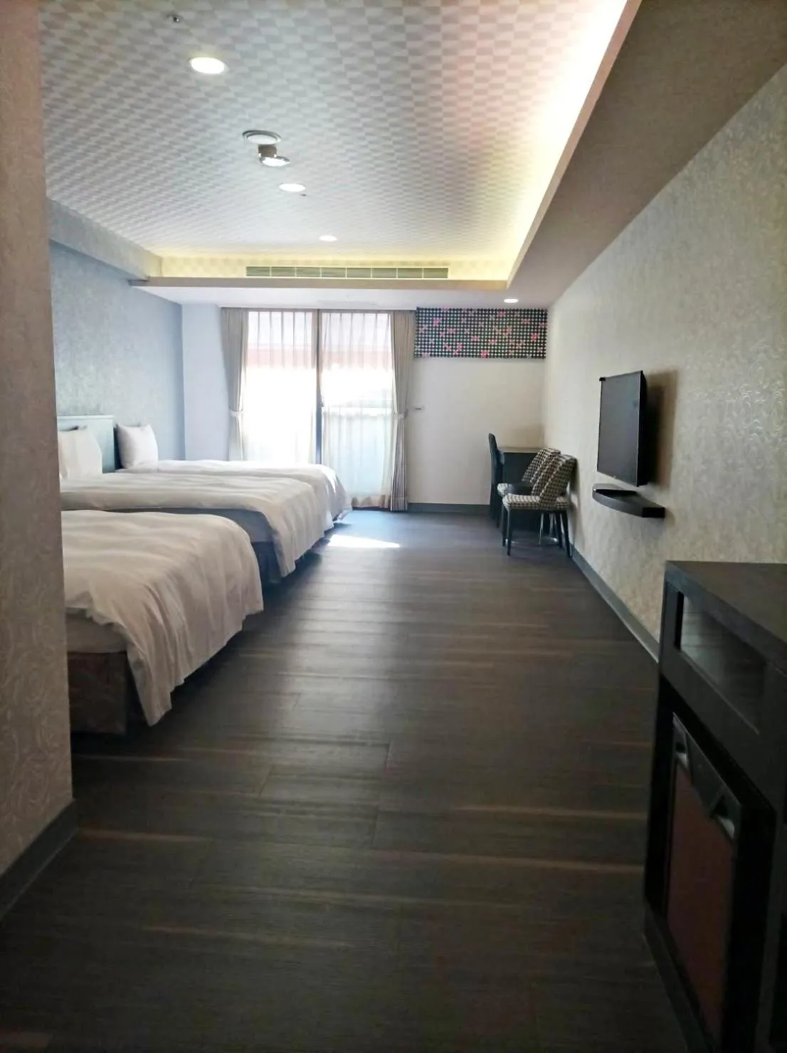 On site, Bed in Crystal Hotel