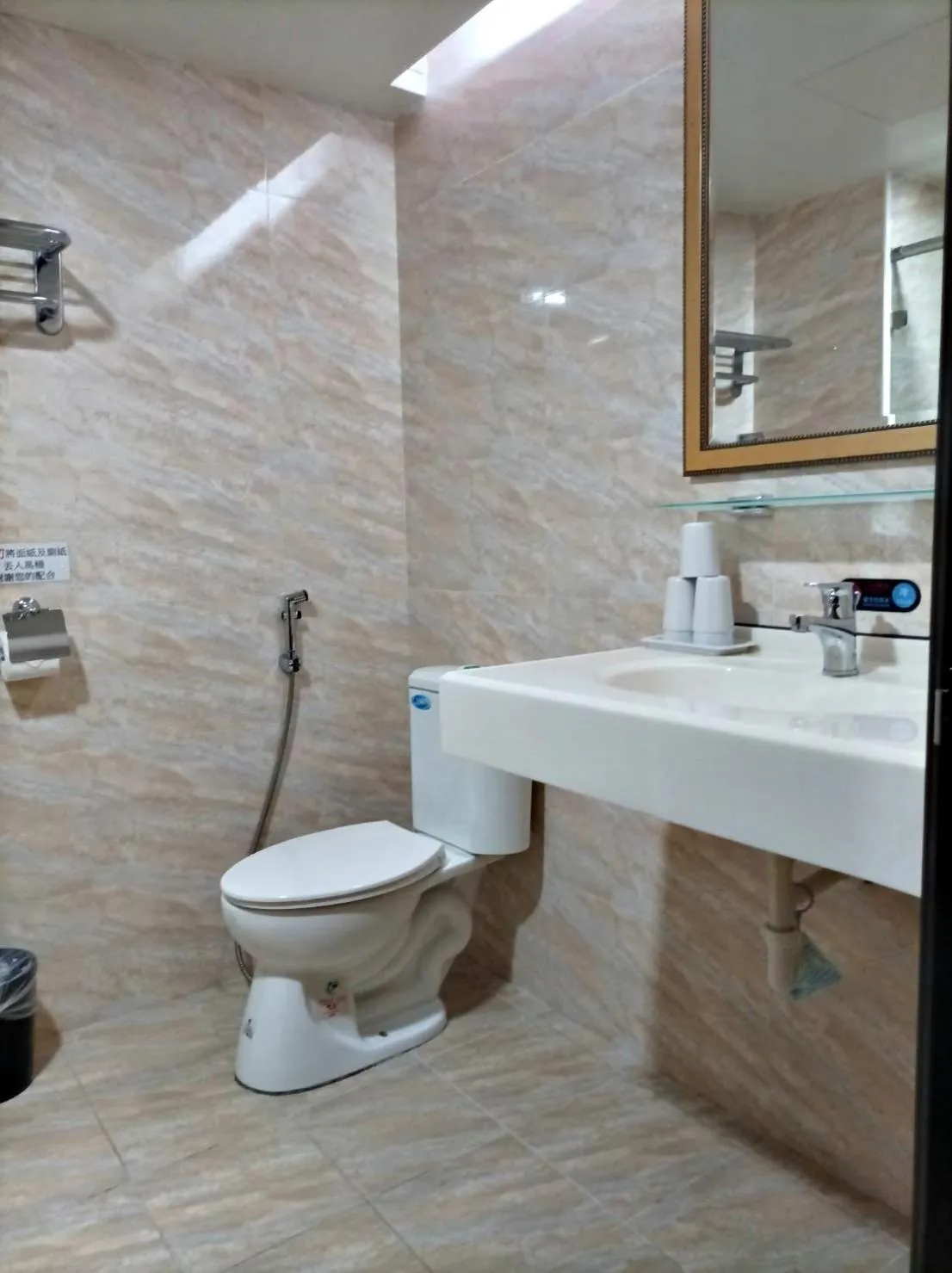 Toilet in Crystal Hotel