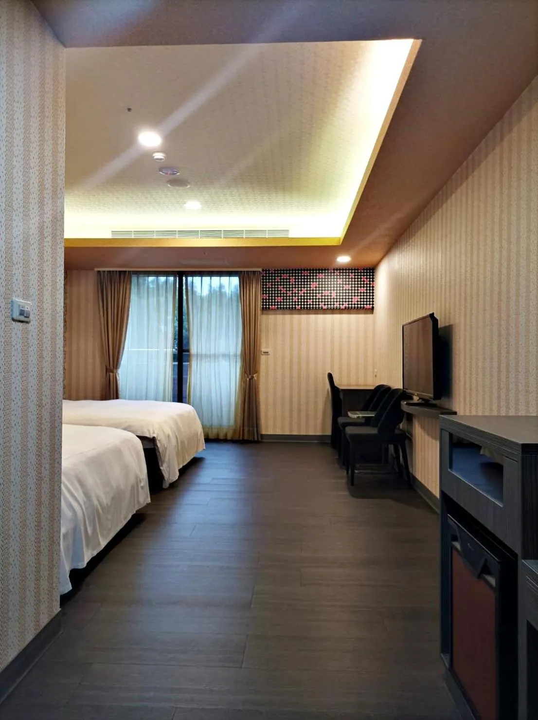 On site, Bed in Crystal Hotel