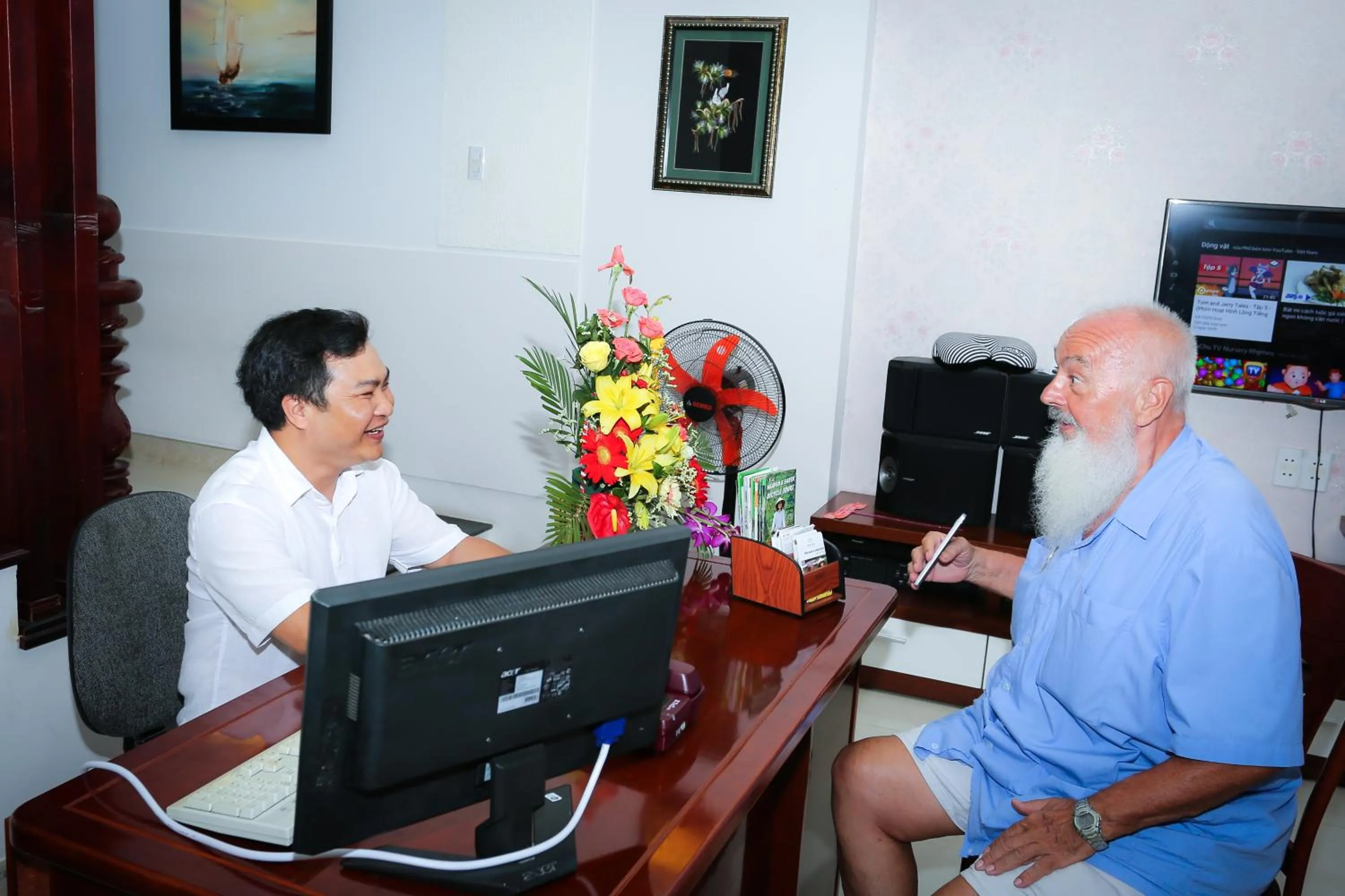 Lobby or reception in Phoenix Homestay