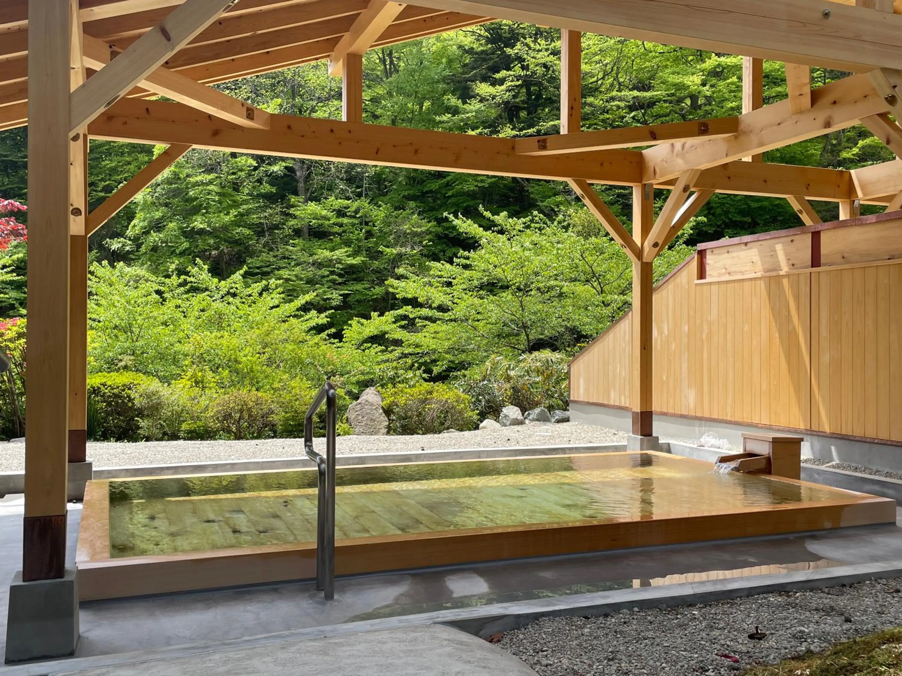 Open Air Bath in Itamuro Onsen Daikokuya