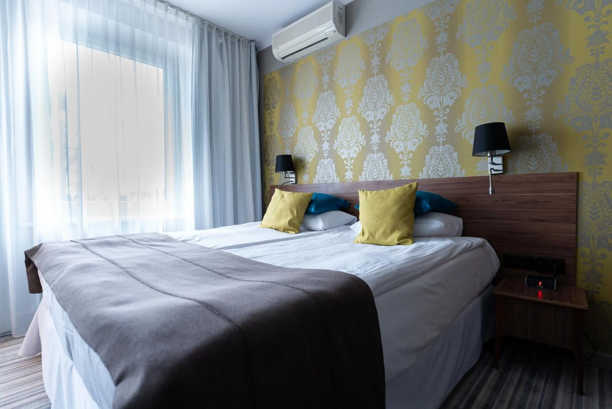 View (from property/room), Bed in Hotel Cristal Białystok