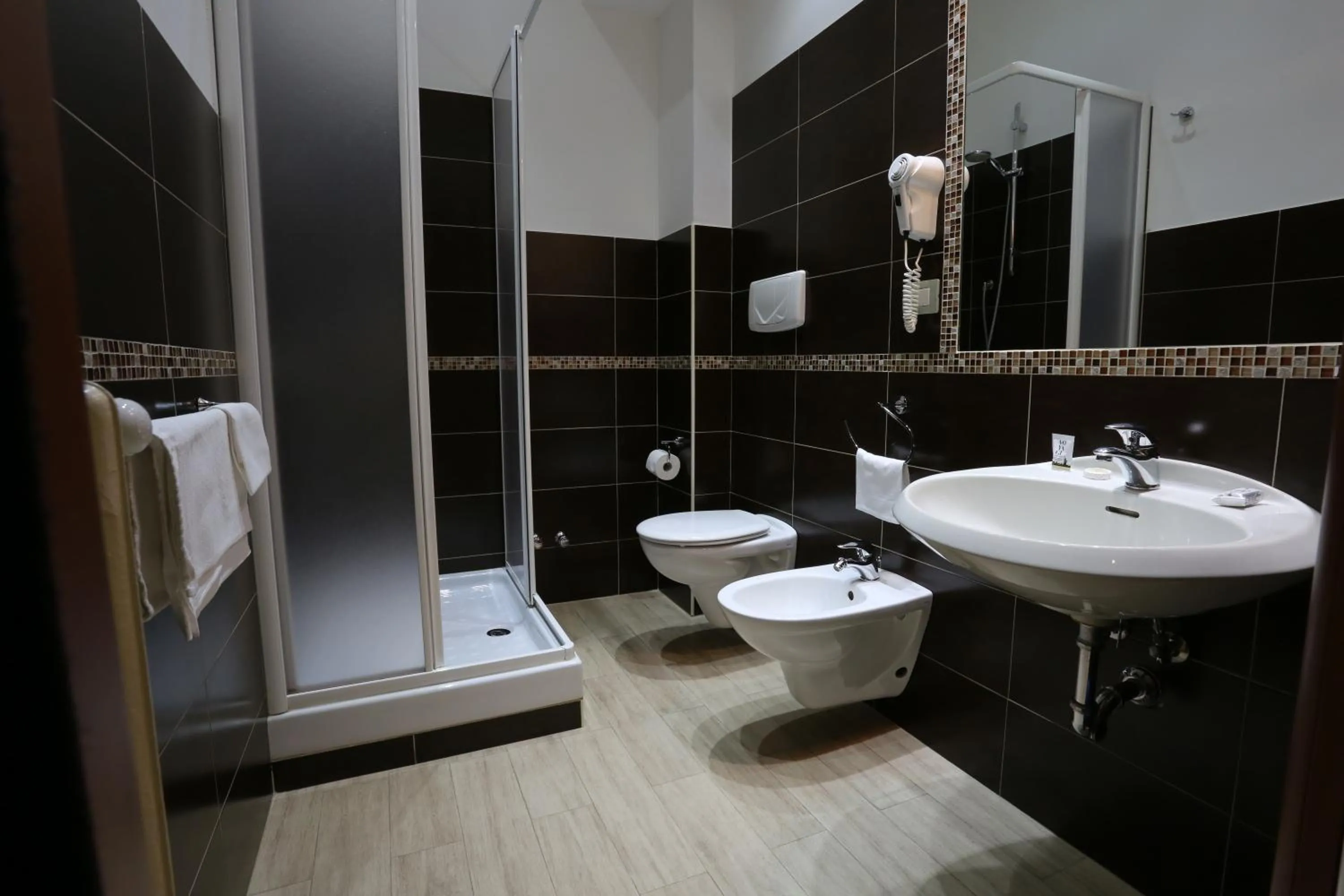 Shower in Hotel Europa