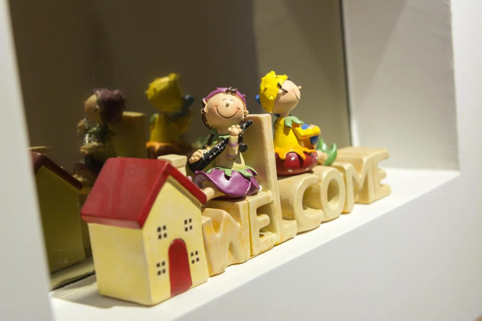 Decorative detail in 醇境民宿市區車庫停車場