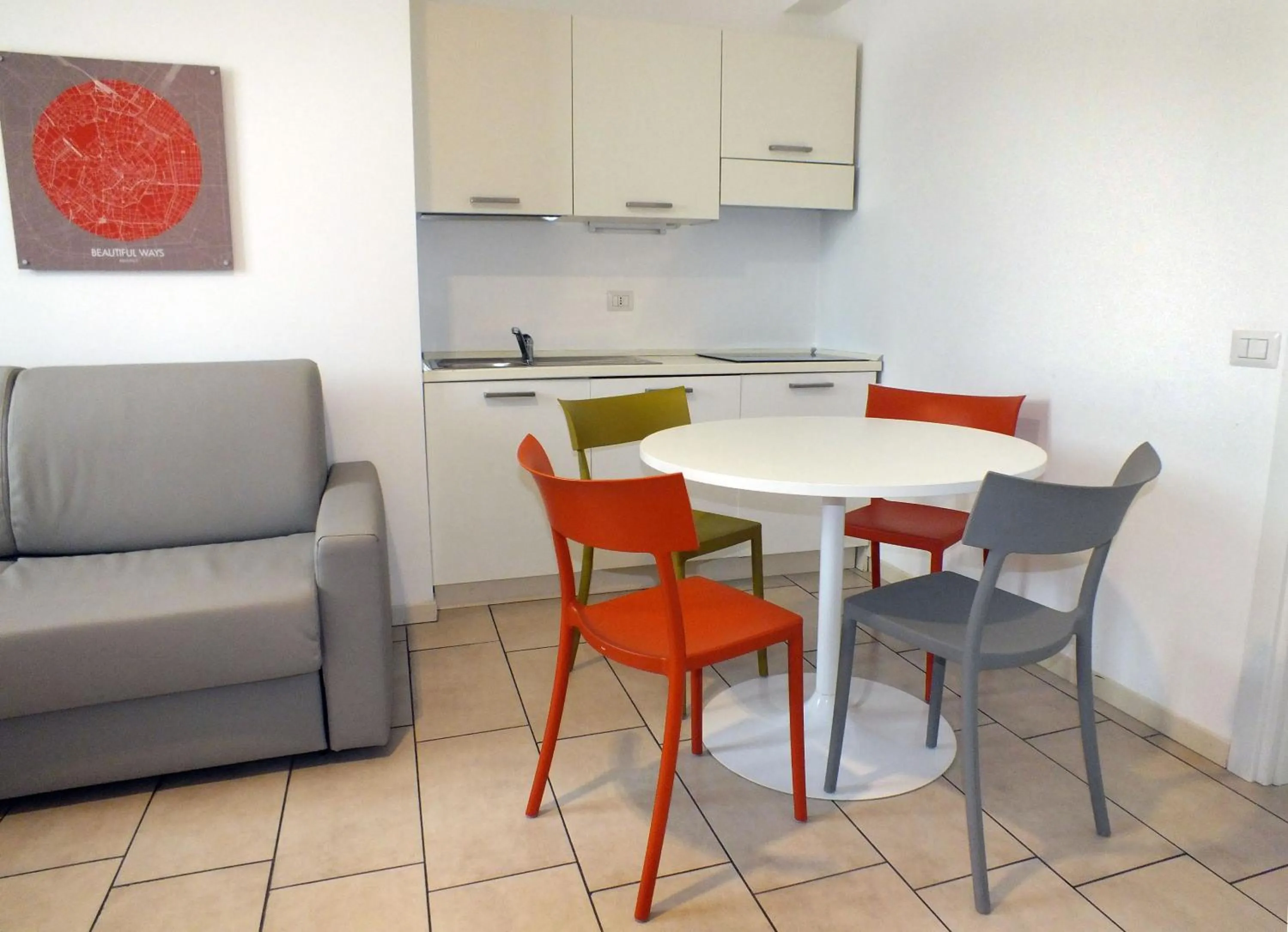 Living room in BB Hotels Aparthotel Visconti