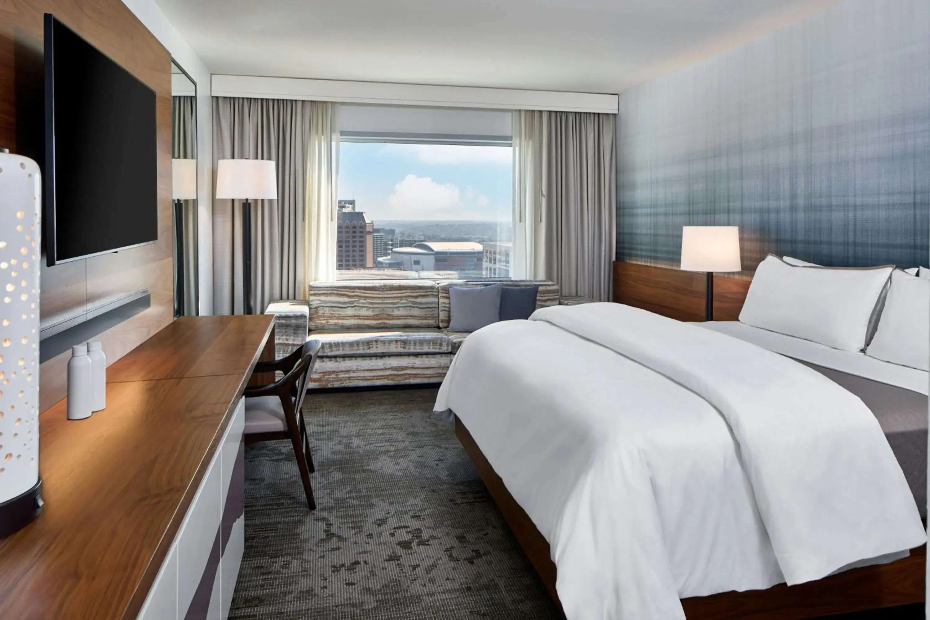 Guest room, 1 King, City view, High floor in The Westin Charlotte Guest room, 1 King, City view, High floor in The Westin Charlotte