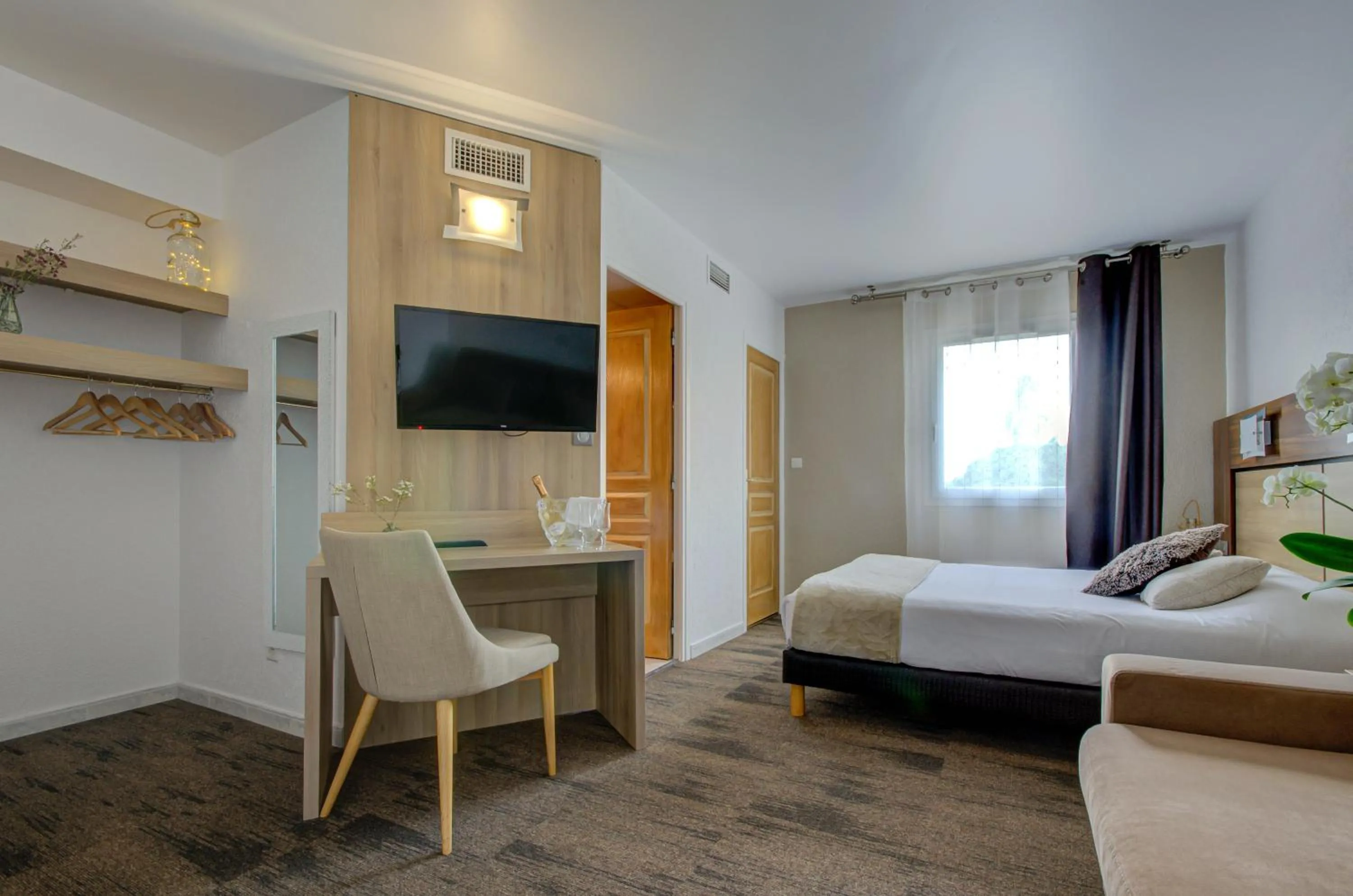 Bed in Eurotel Parc Expo Airport Montpellier