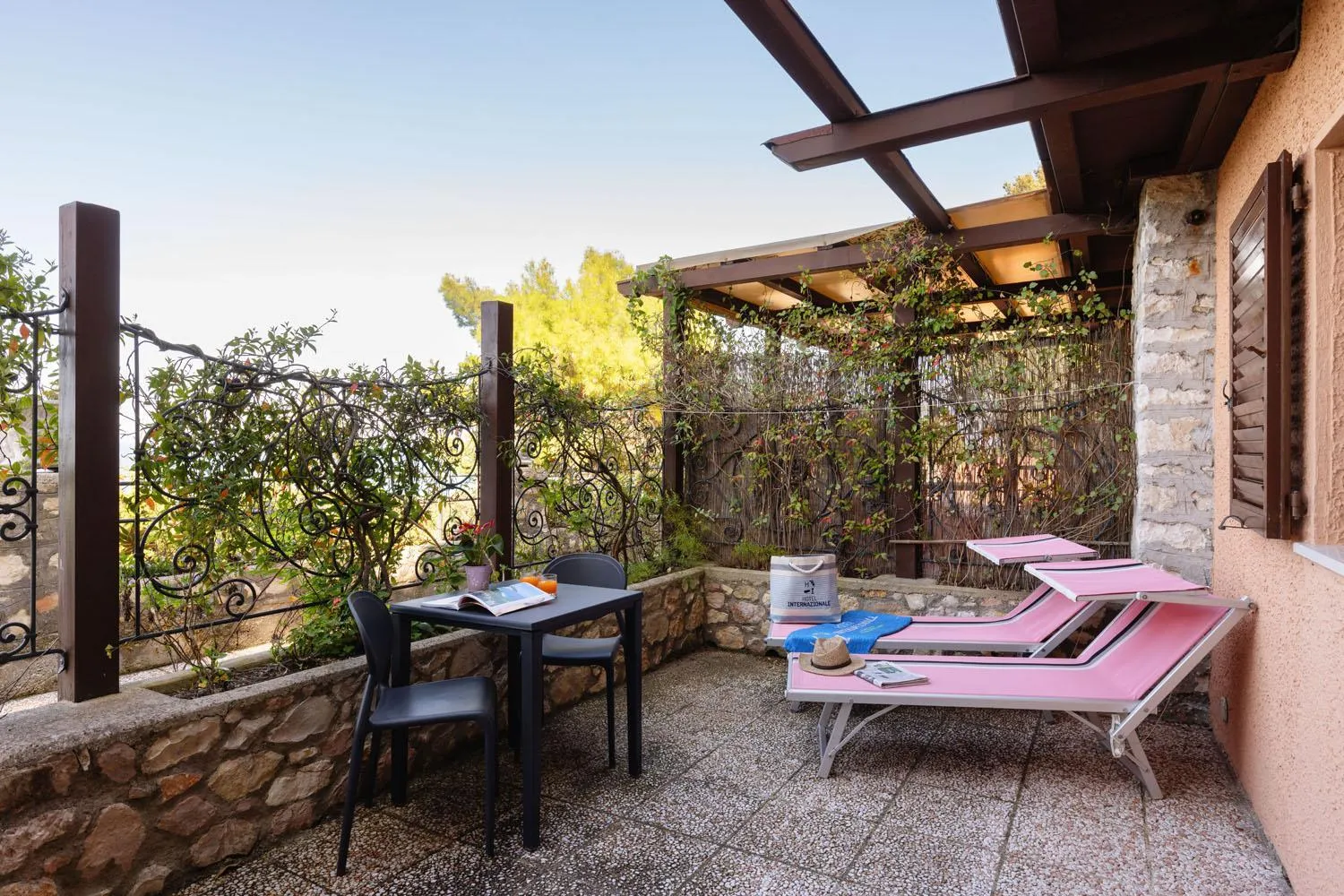 Patio in Hotel Internazionale
