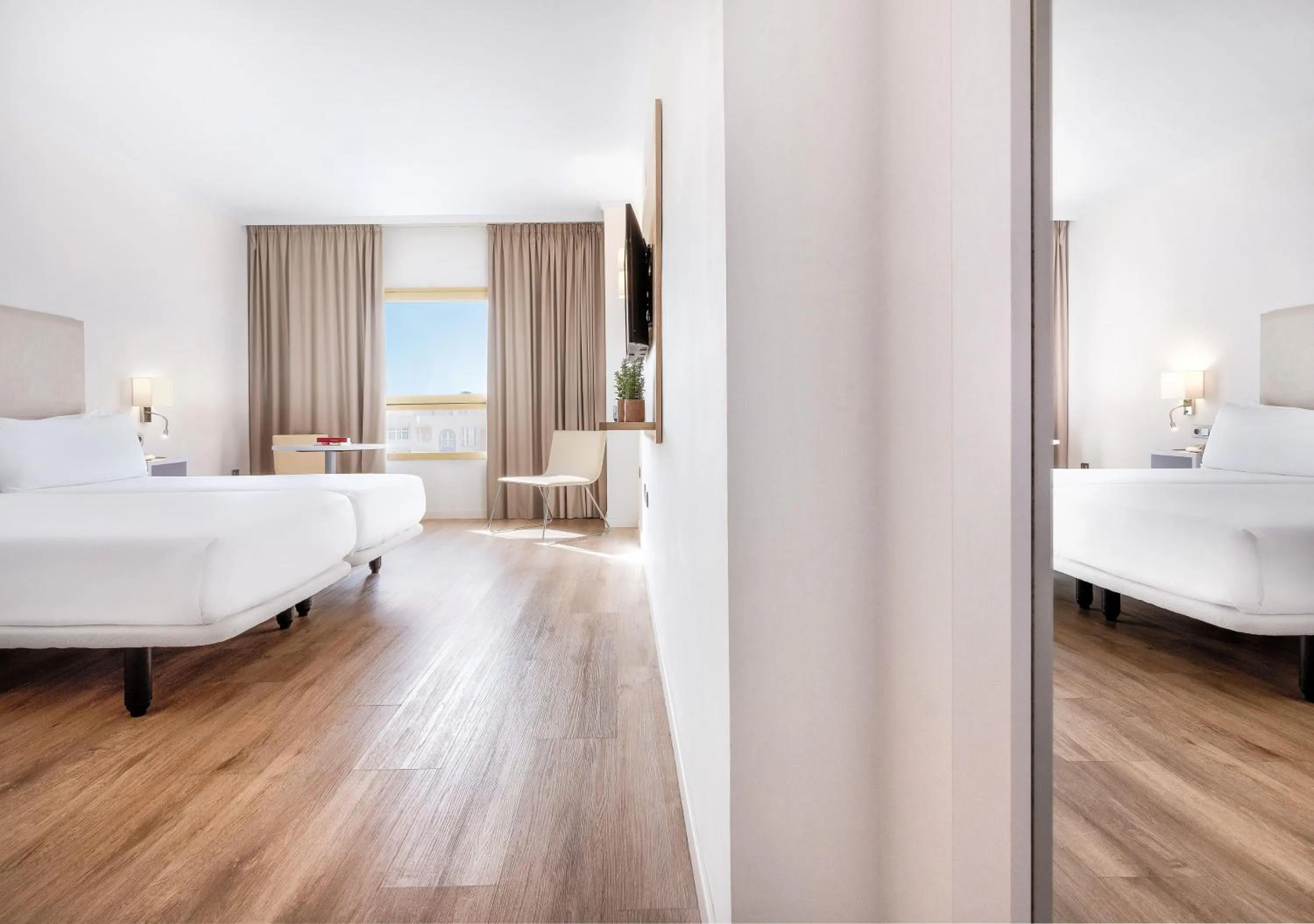 Bedroom, Bed in Hotel Melilla Puerto, Affiliated by Meliá