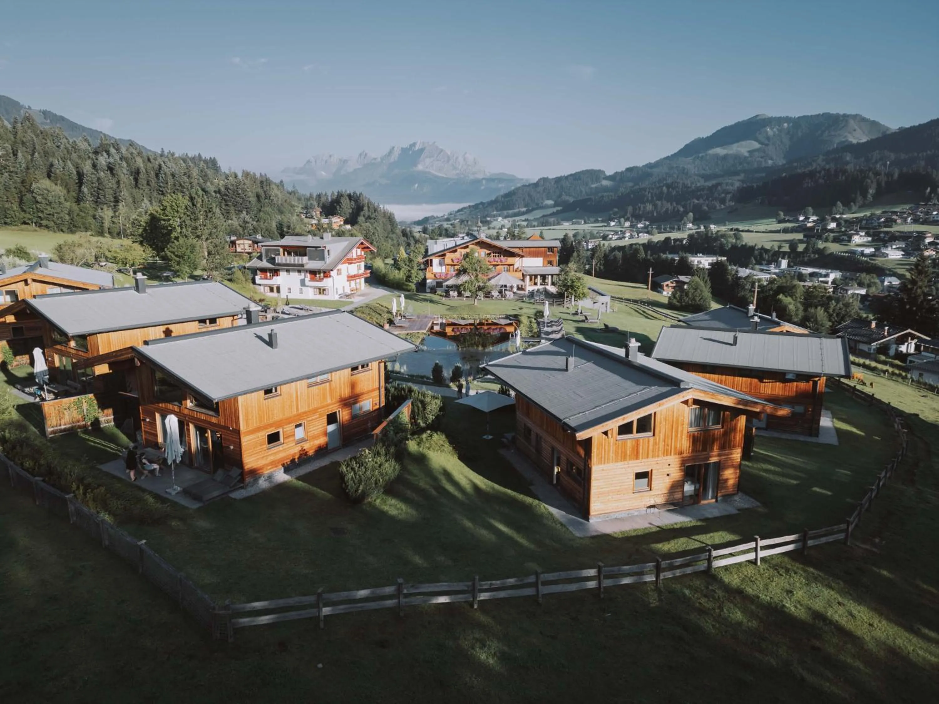 Property building in Farm Hotel Chalet Grosslehen