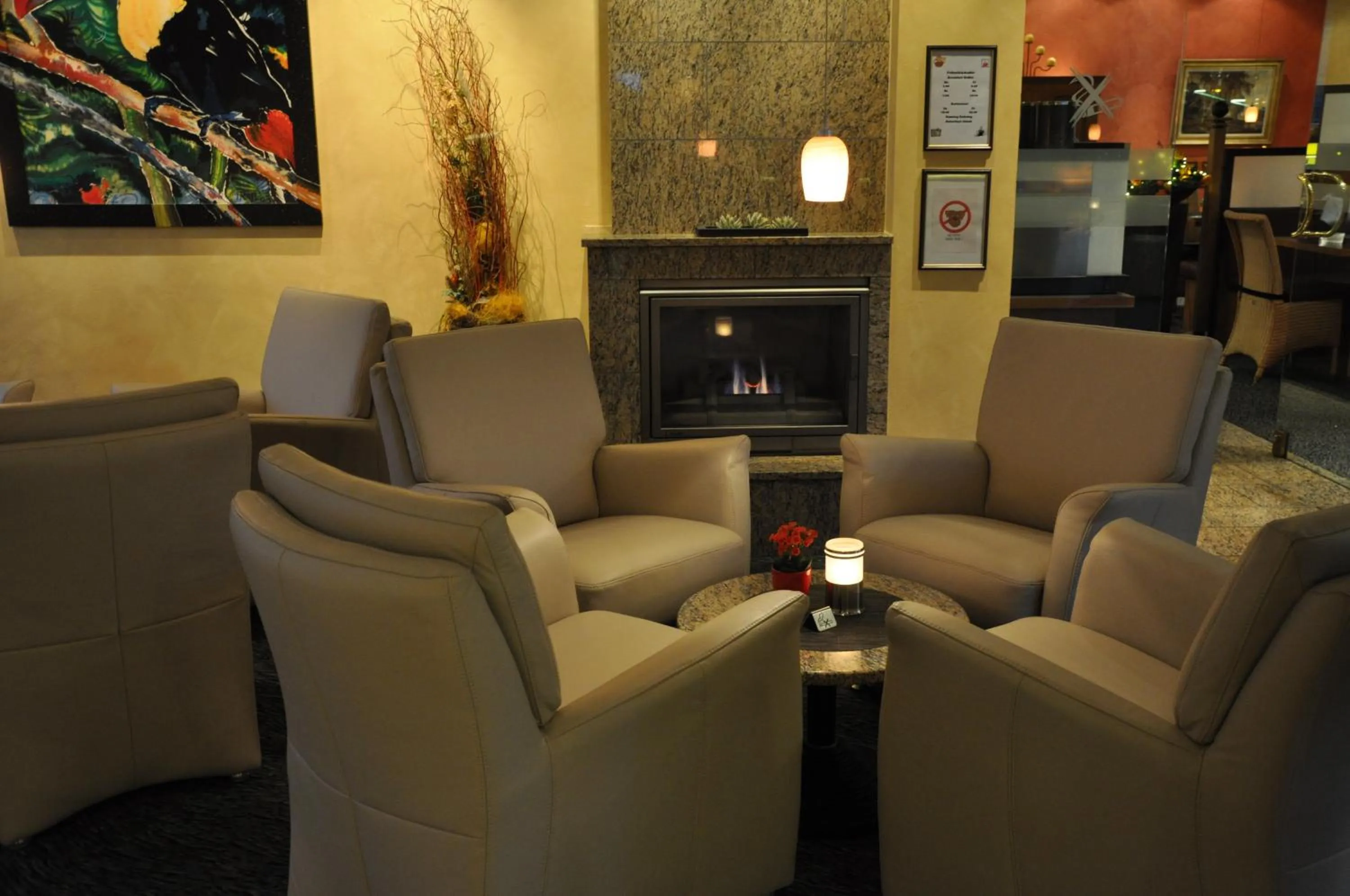 Lobby or reception in Hotel Merkur